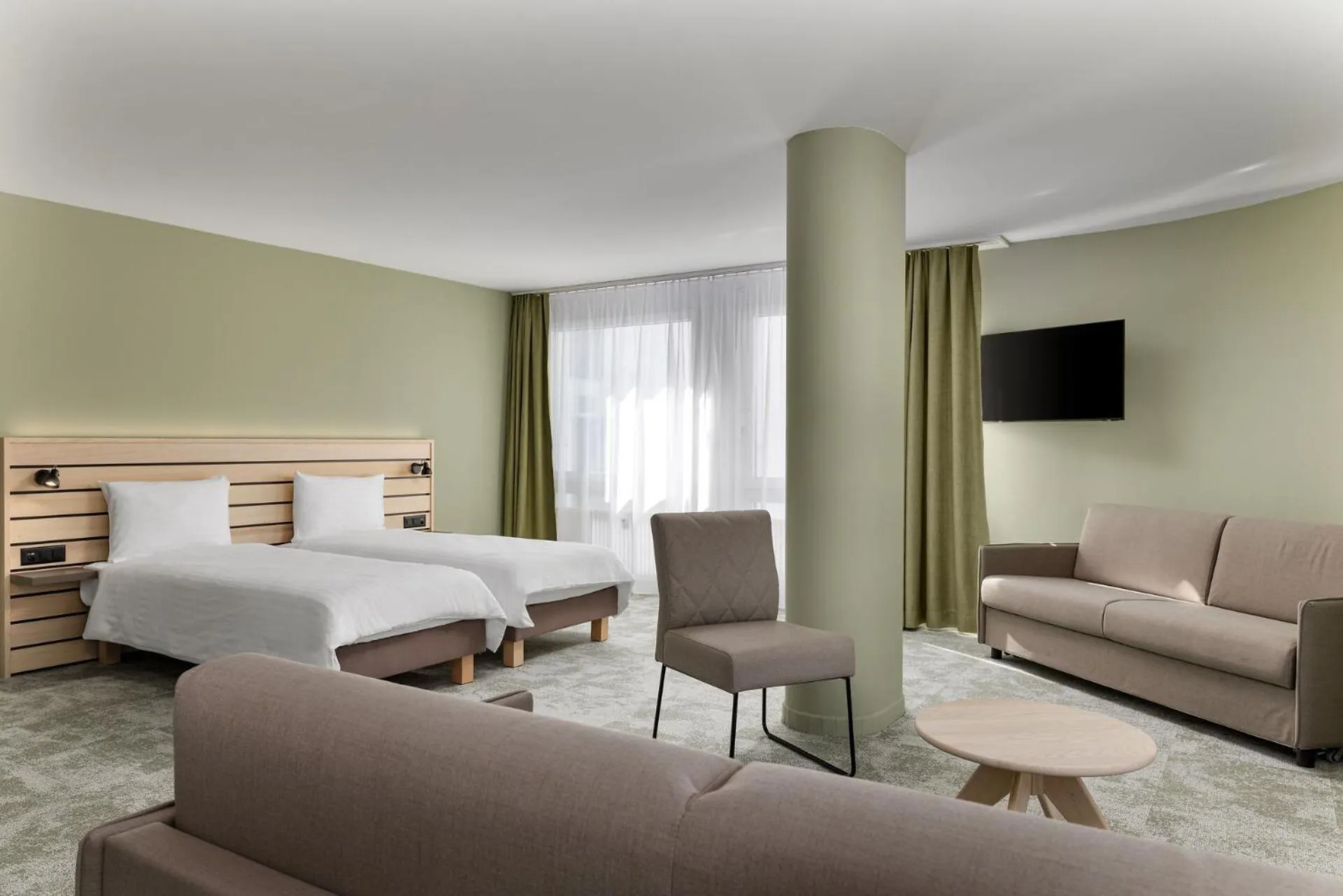 Bed in flexymotel Buchs