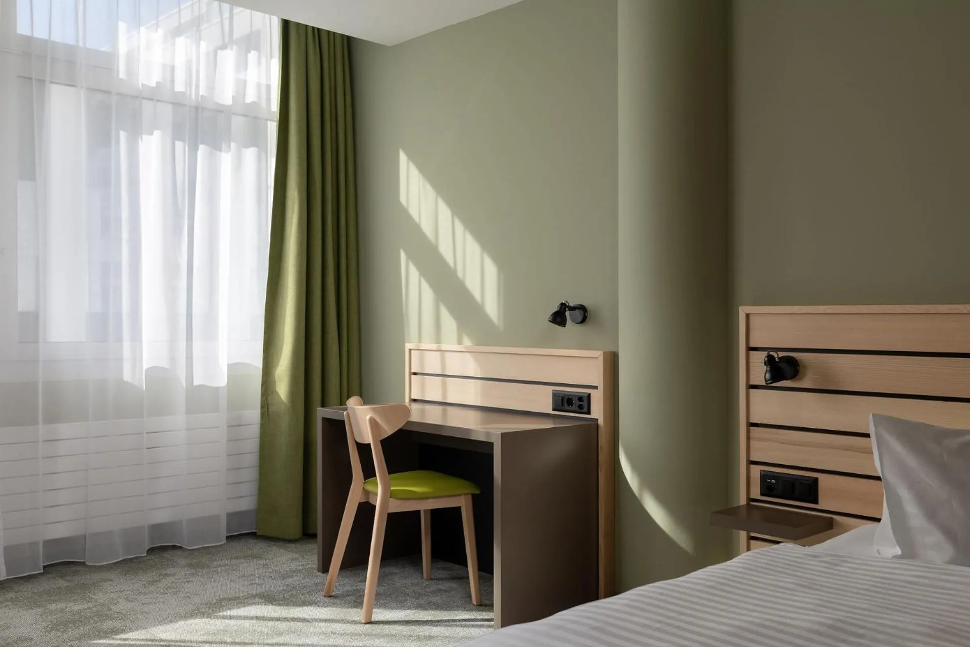 Bed in flexymotel Buchs