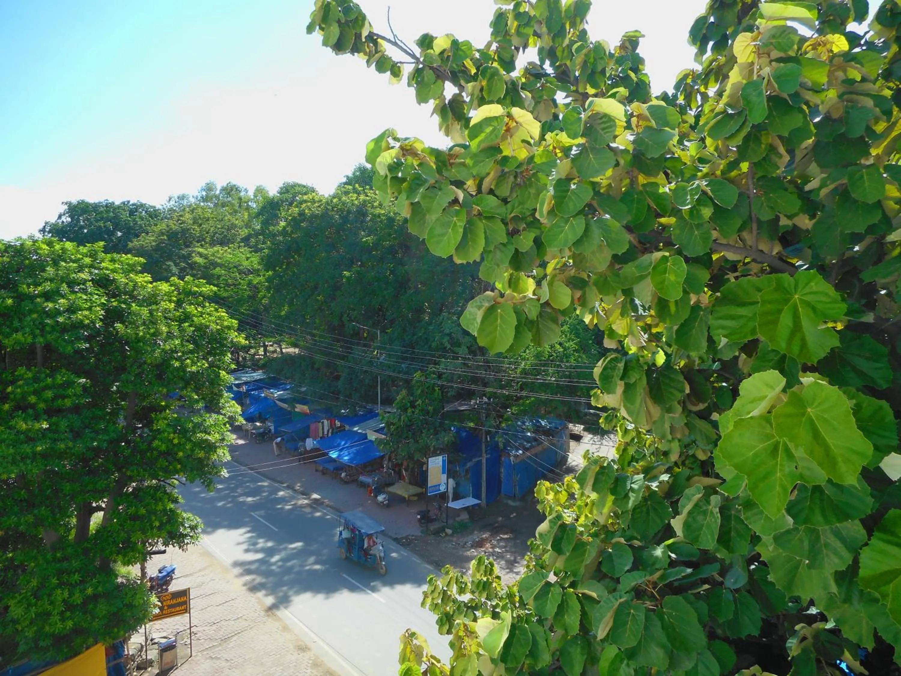 Street view in Niranjana Hotel Bodhgaya