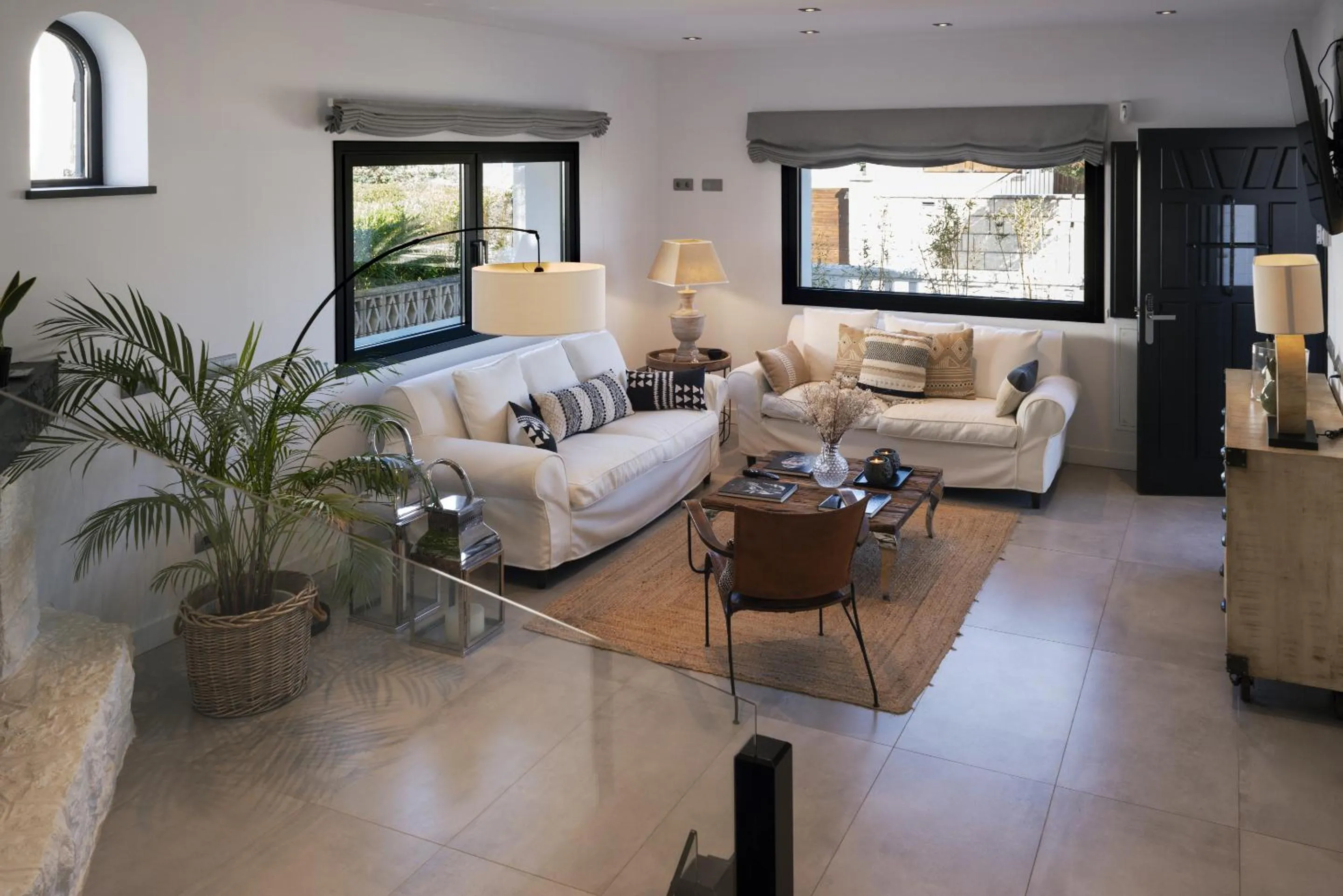 Living room in La Playa Suites Suances