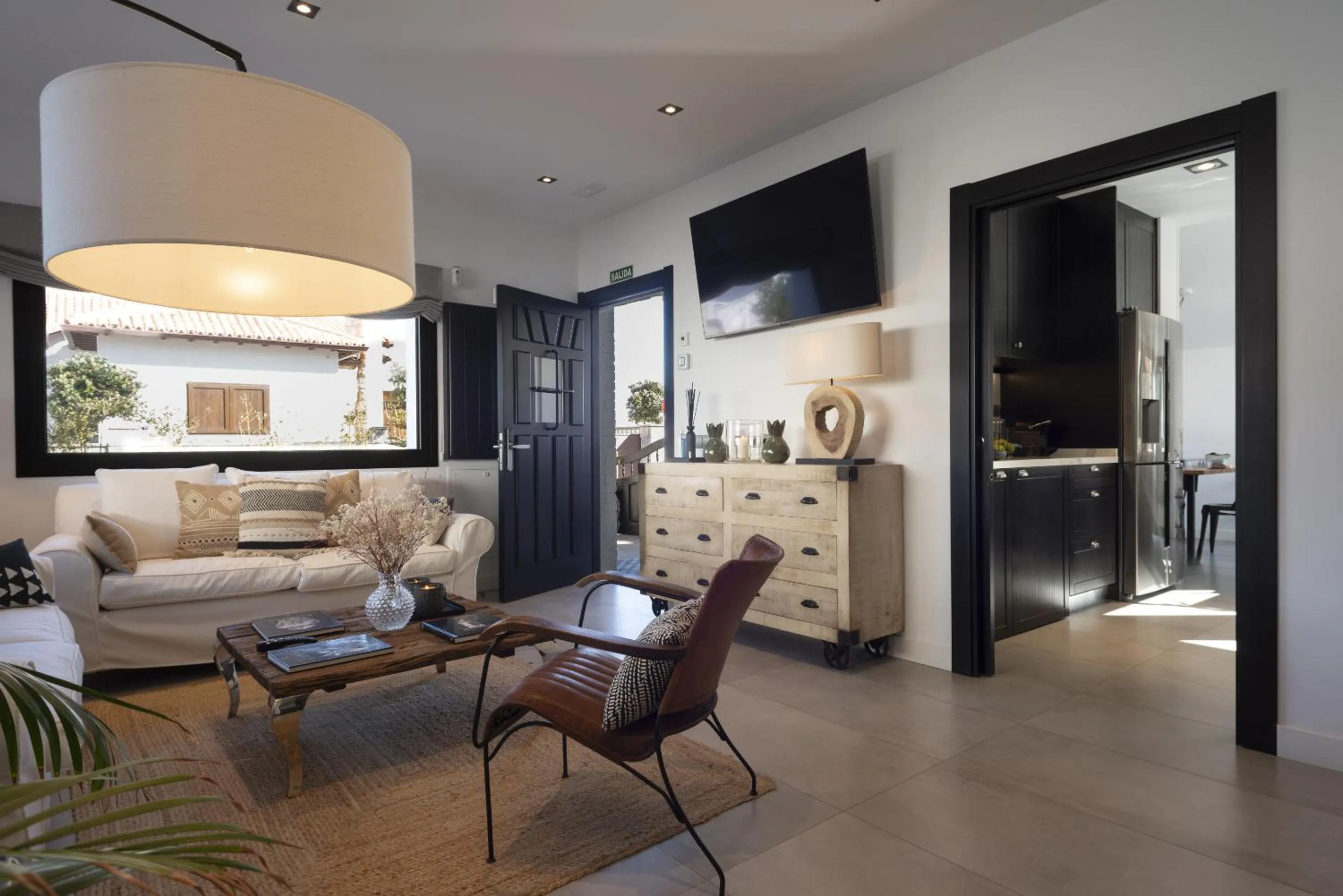 Living room in La Playa Suites Suances