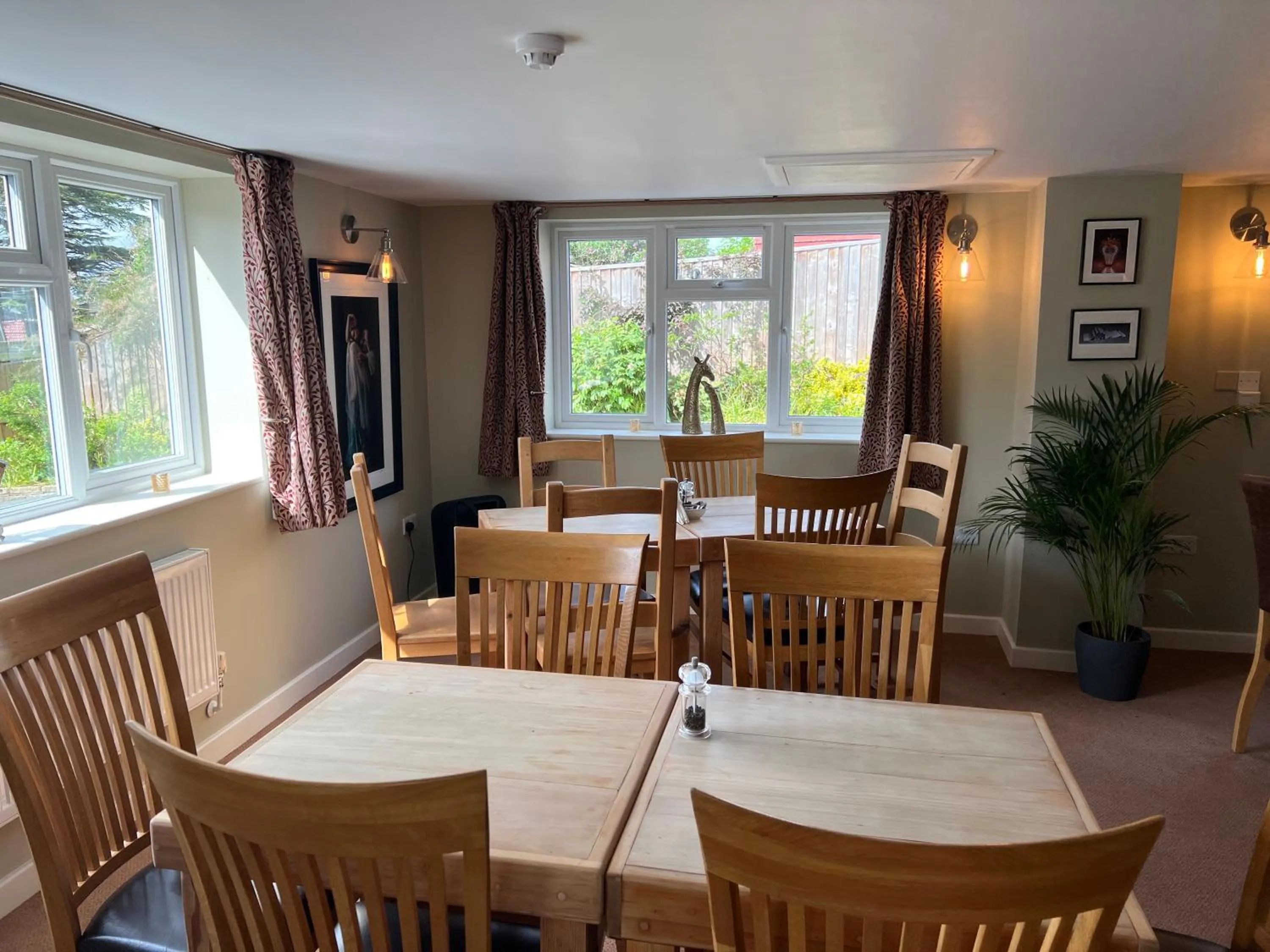 Dining area in The Lawns Tea Room and B&B