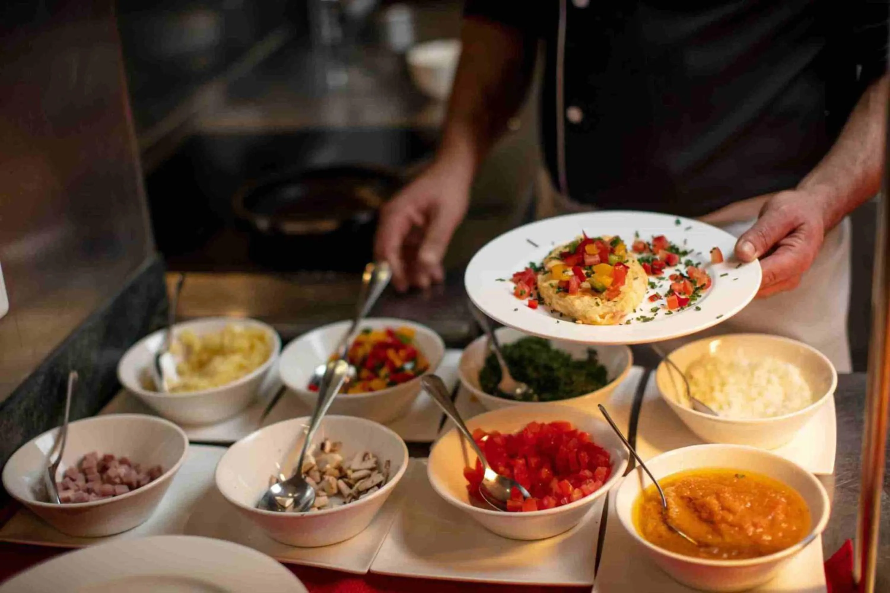 Breakfast in Hotel Laudinella