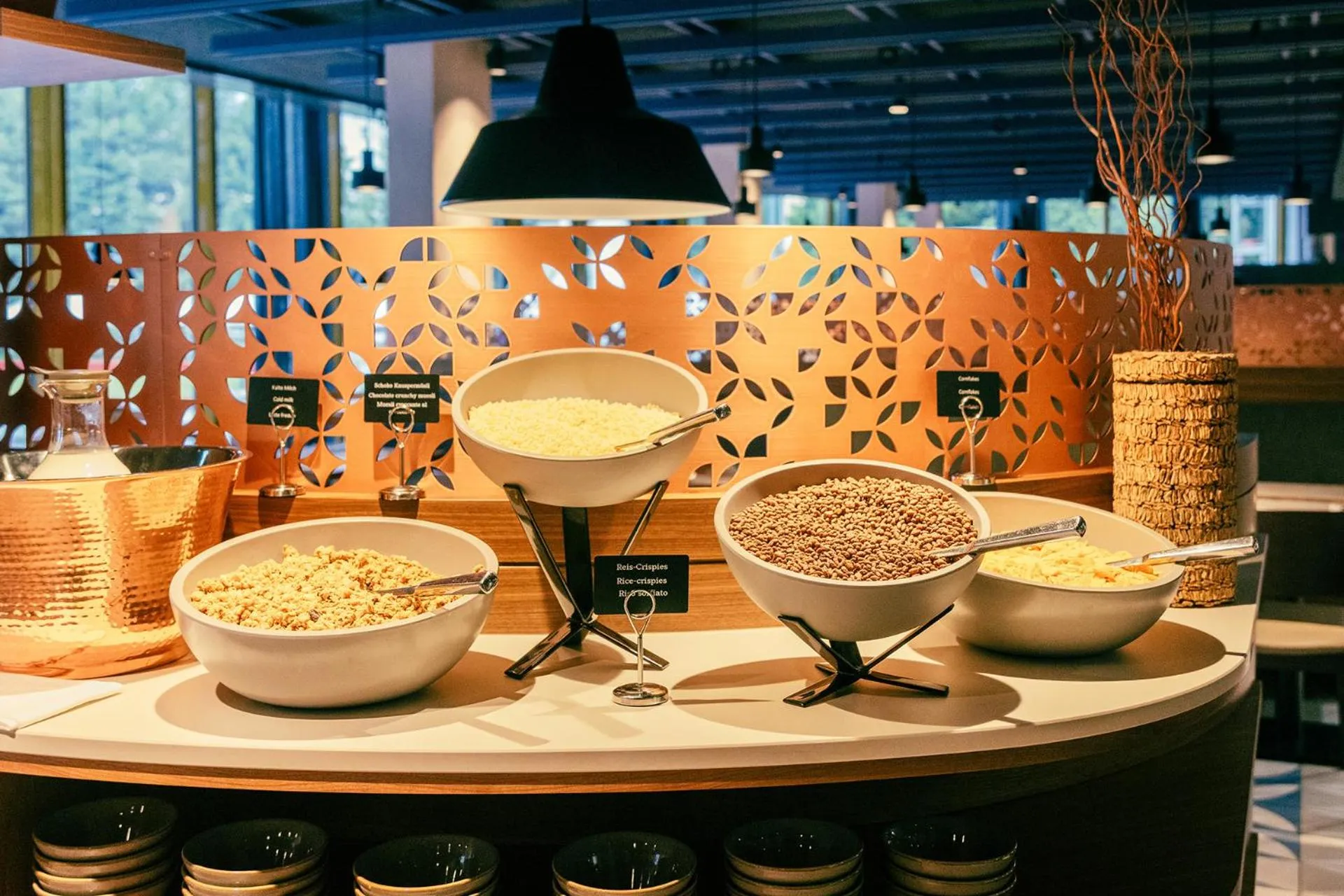 Buffet breakfast in Hotel Laudinella