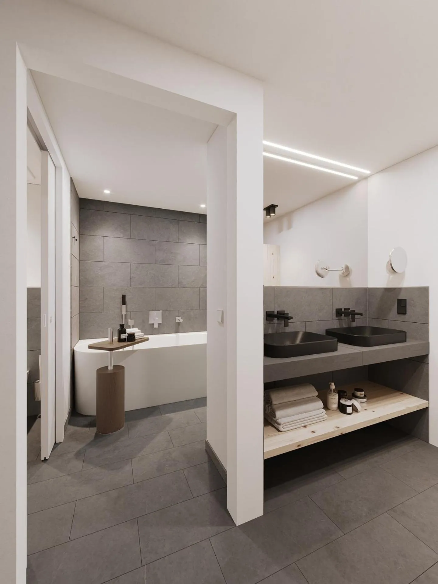 Bathroom in Hotel Laudinella