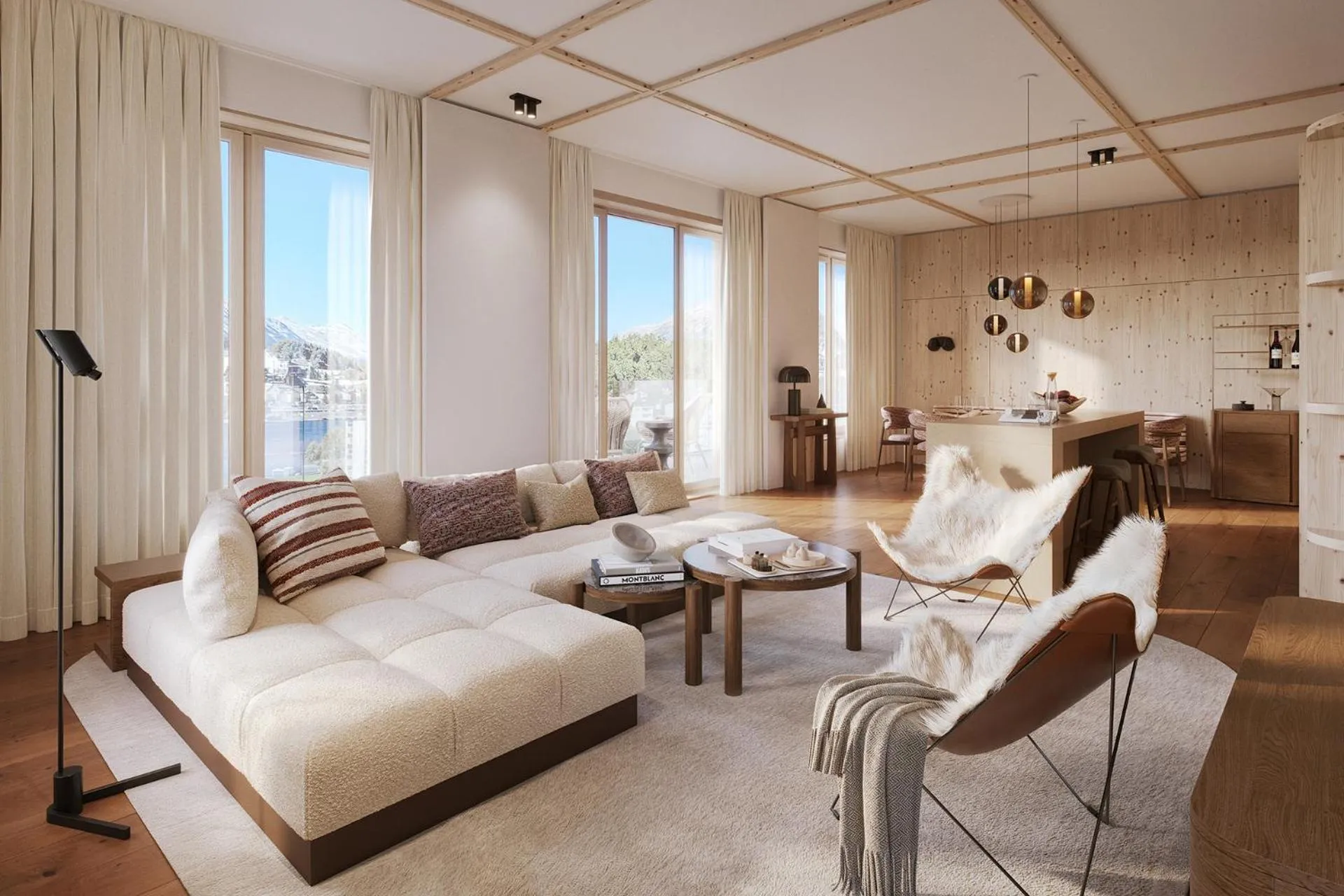 Living room in Hotel Laudinella