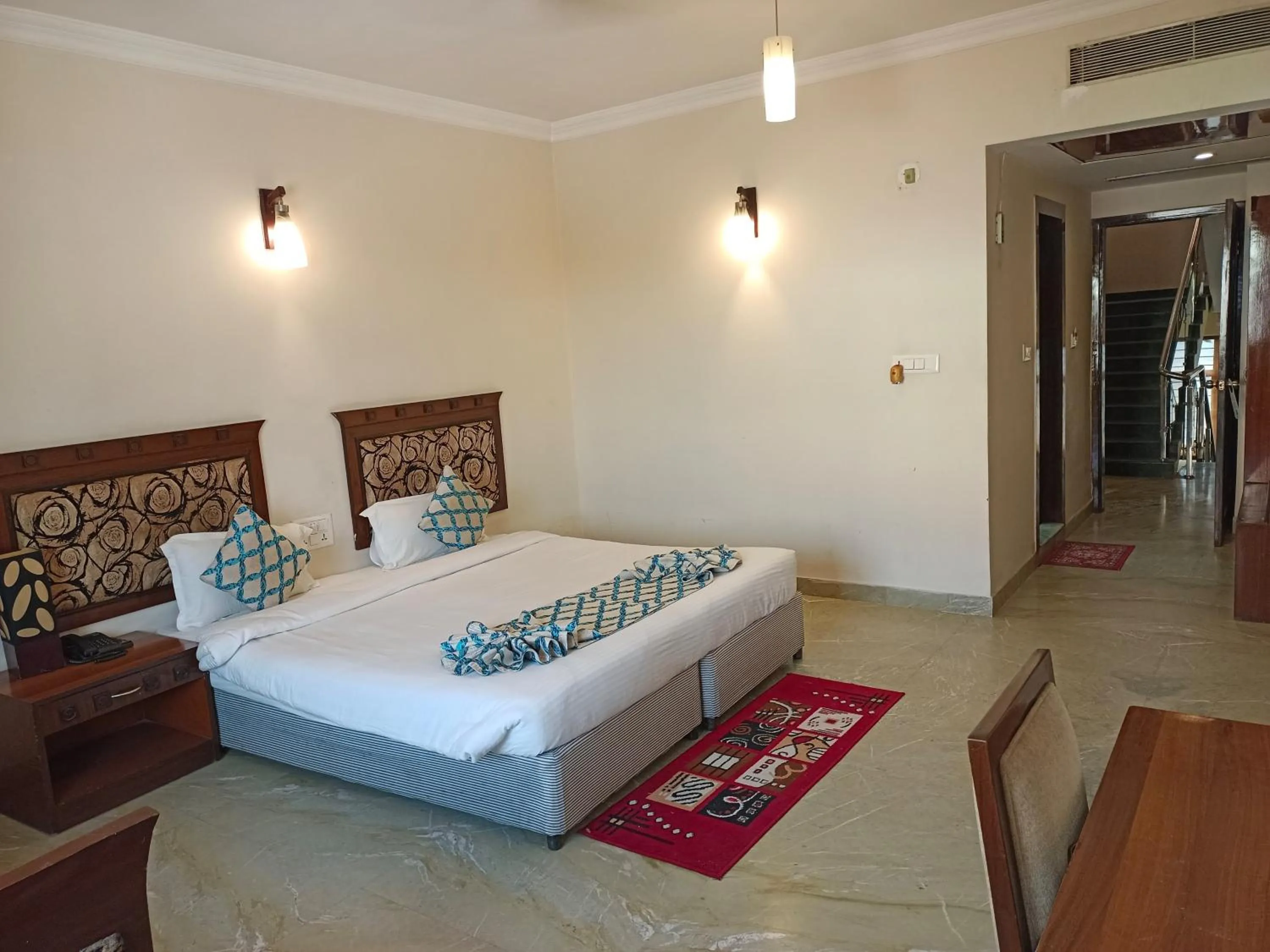 Bedroom, Bed in Hotel Taj Darbar