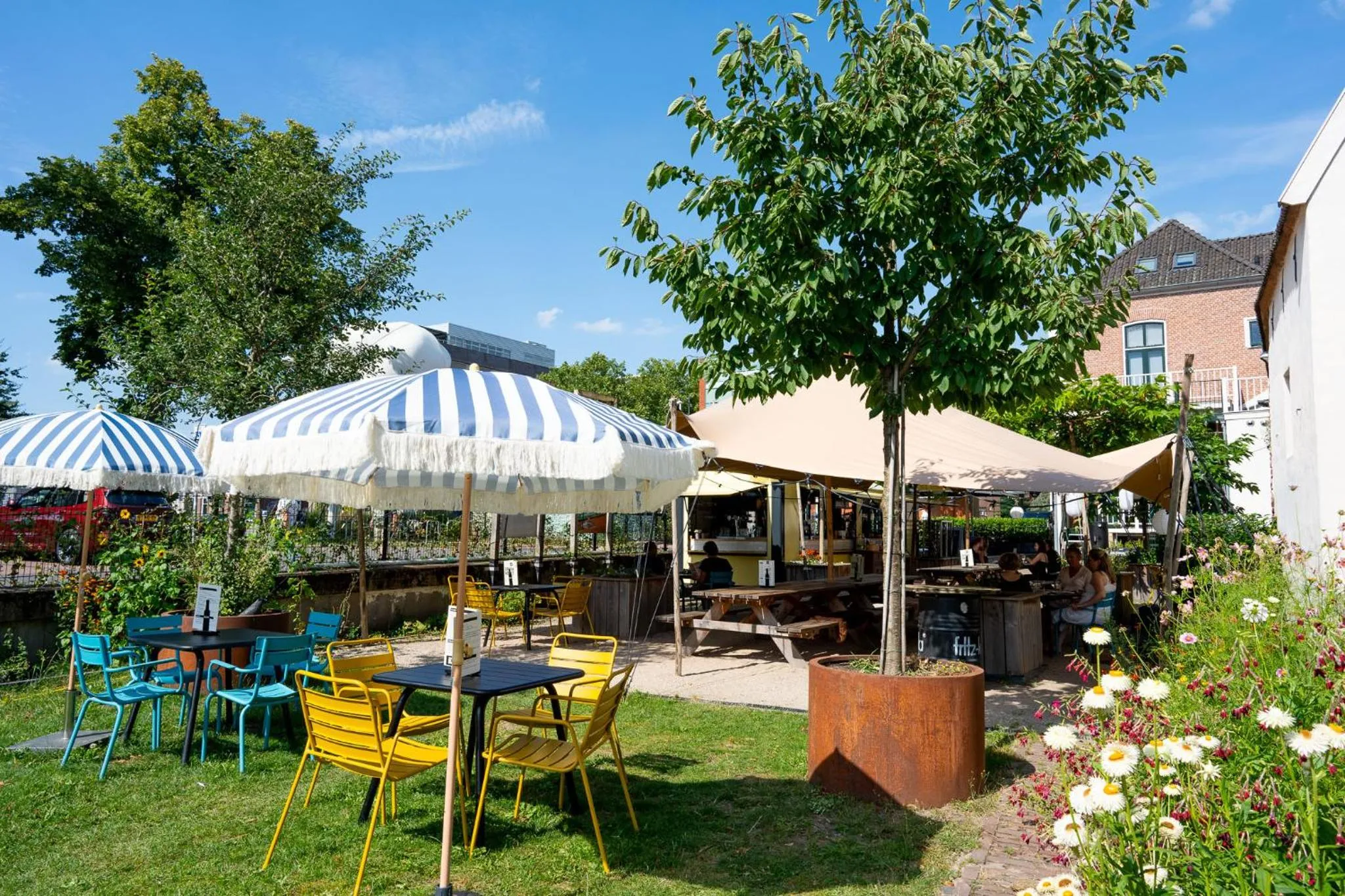 Garden in Boetiekhotel Villa Wanrooy