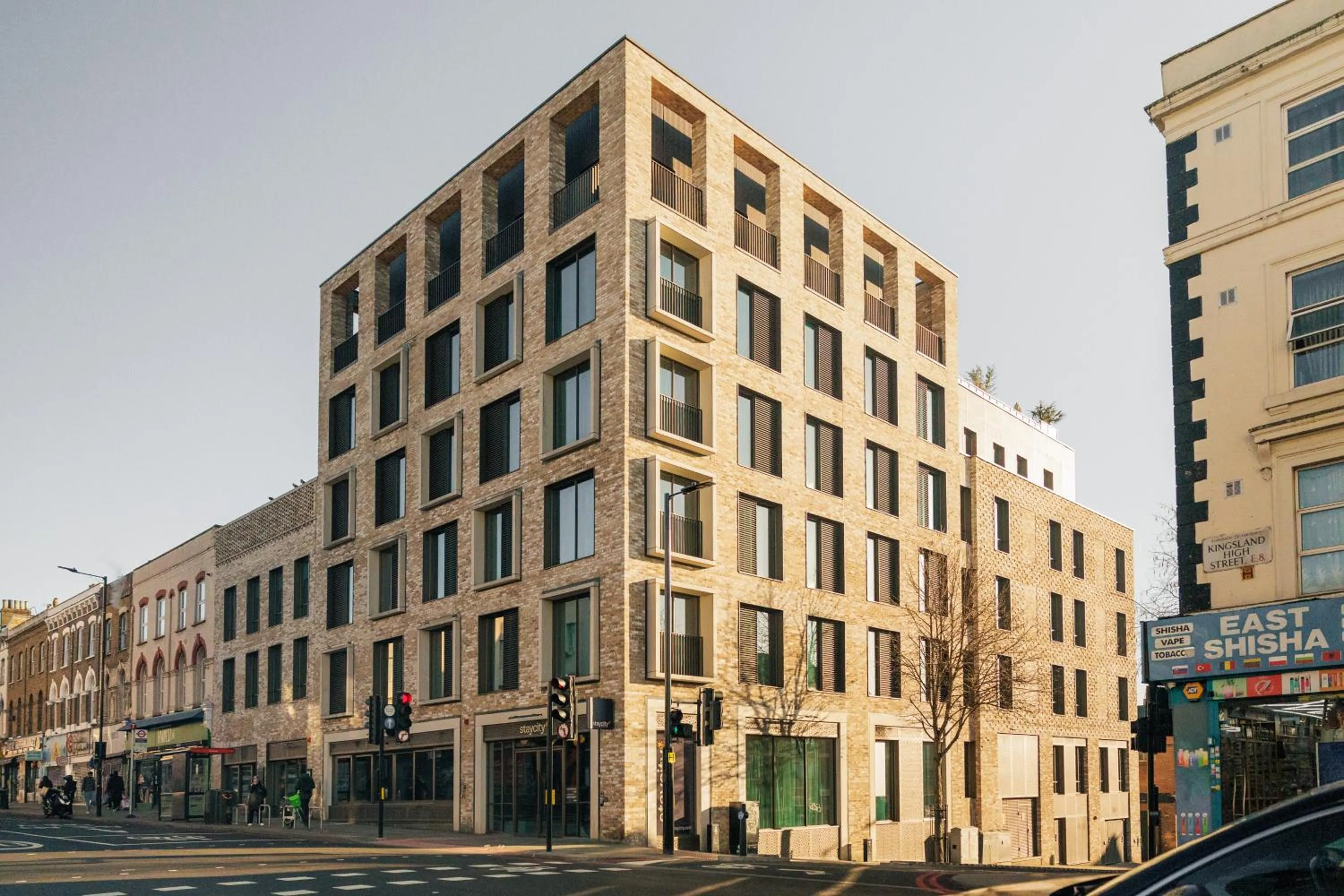 Property building in Staycity Aparthotels London Dalston