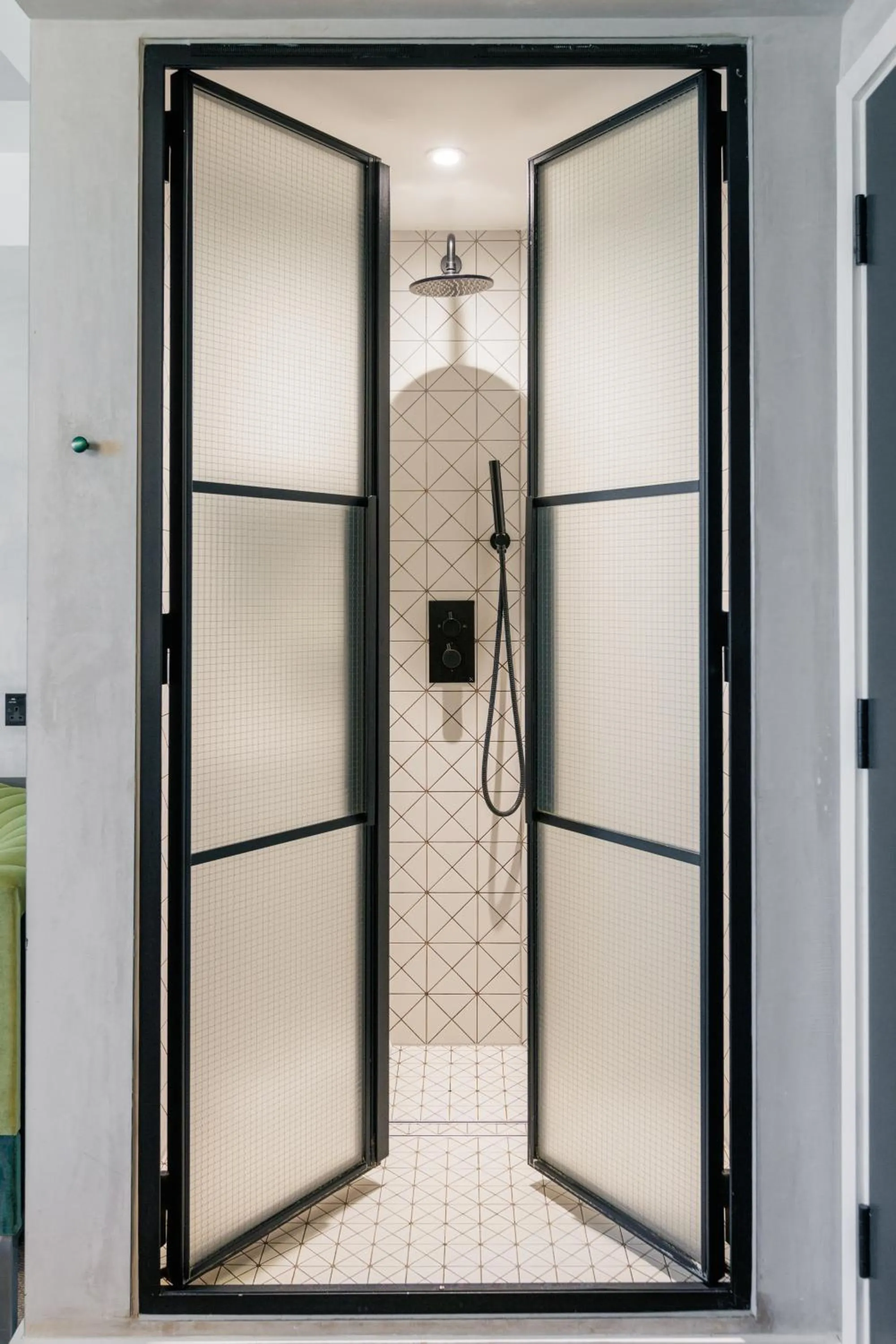 Shower in Staycity Aparthotels London Dalston