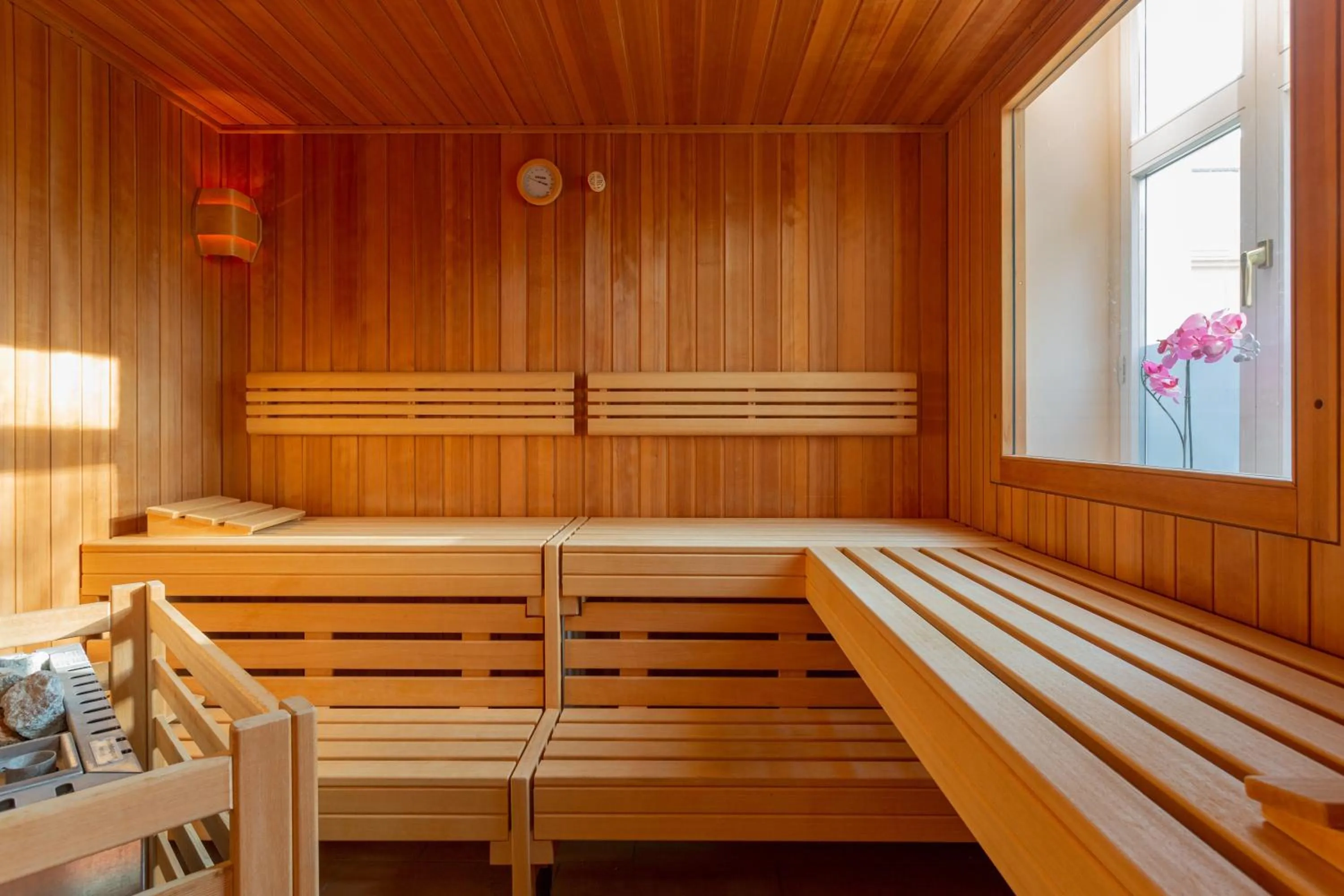 Sauna in Seeschloss Schorssow