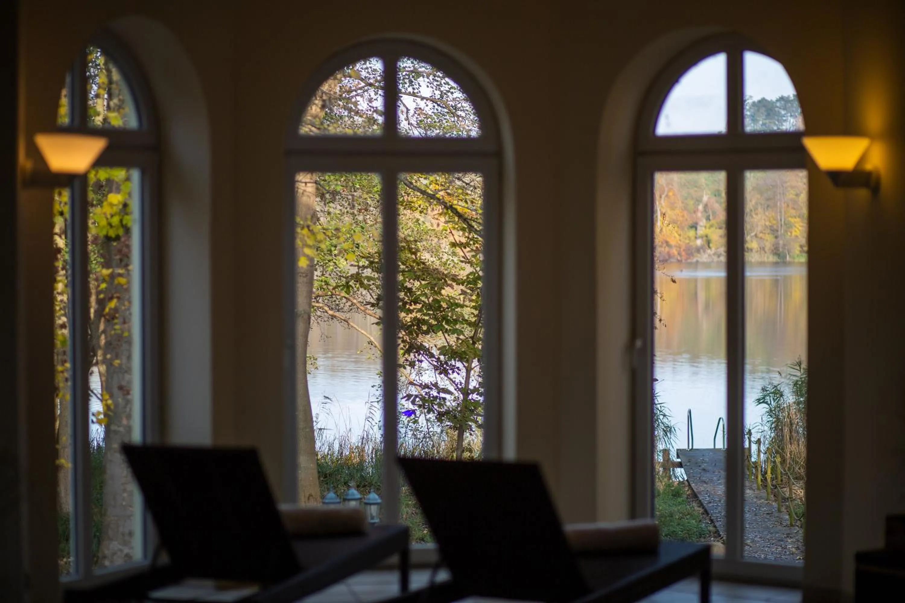 Seating area in Seeschloss Schorssow