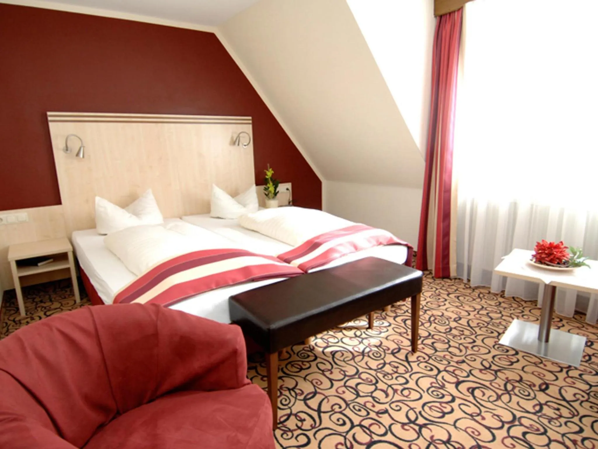 Bed in Land-gut Hotel zum Löwen Garni