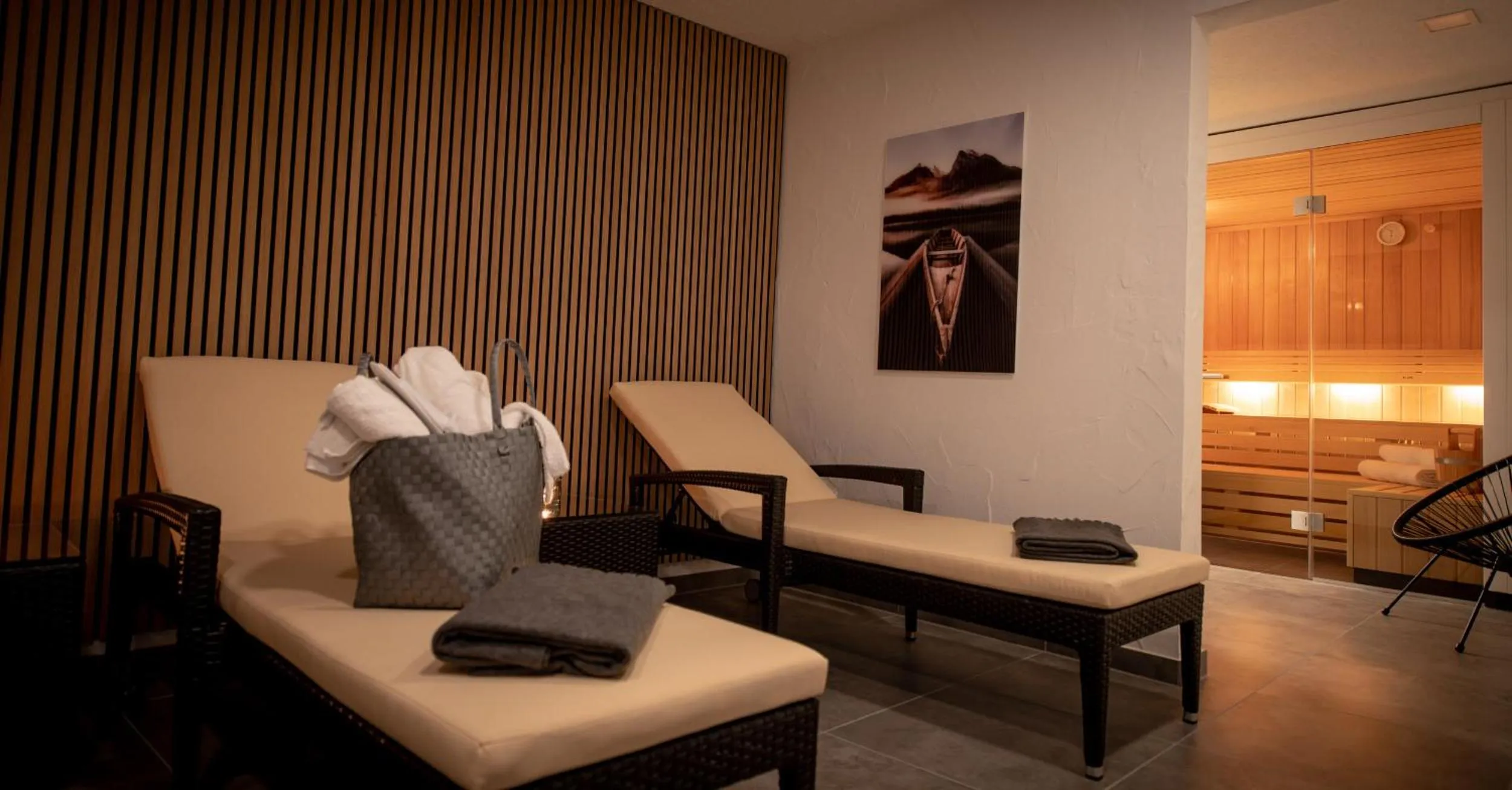 Sauna in Land-gut Hotel zum Löwen Garni