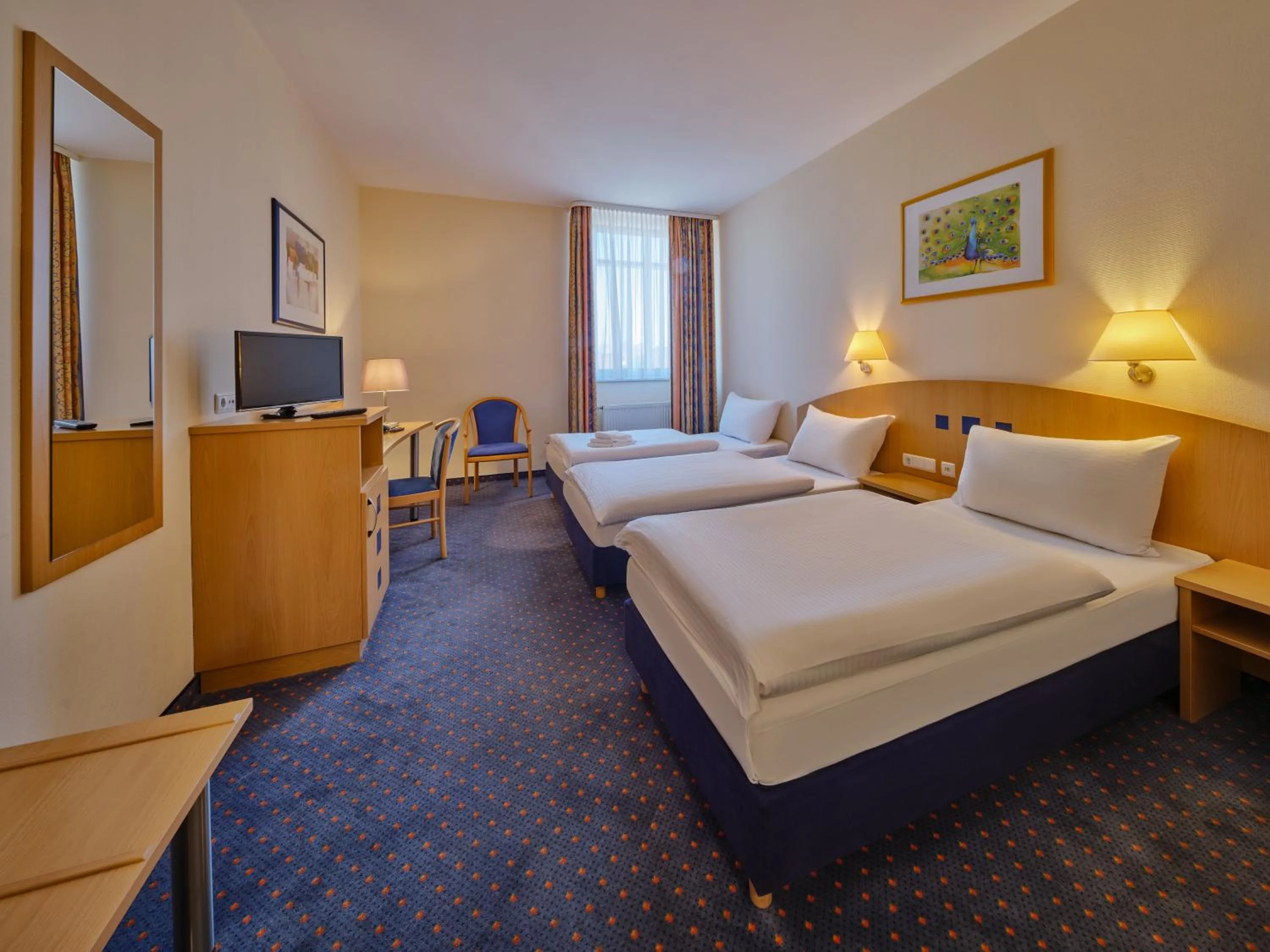 Photo of the whole room, Bed in YORS Hotel Hannover