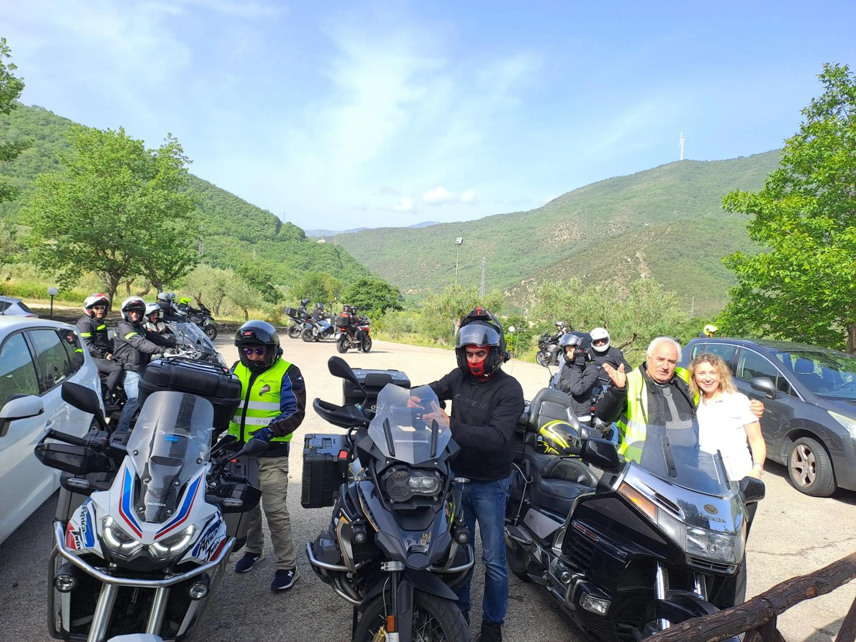 group of guests in Hotel Lo Smeraldo