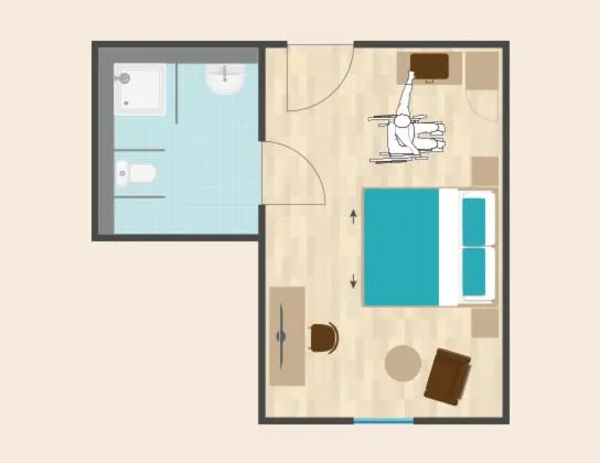 Floor plan in KELKO 1A Hotel