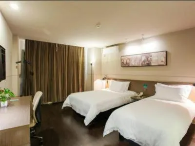 Bed in Jinjiang Inn Select Wuxi Nanchang Street Huaqing Bridge Metro Station