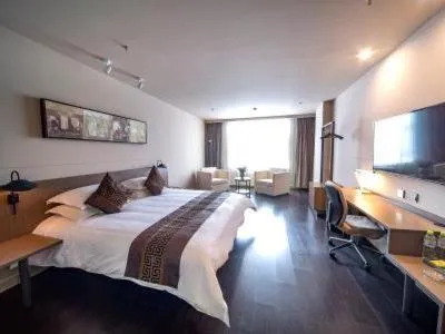 Bed in Jinjiang Inn Select Zibo Boshan Passenger Station Branch
