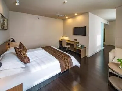 Bed in Jinjiang Inn Select Zibo Boshan Passenger Station Branch