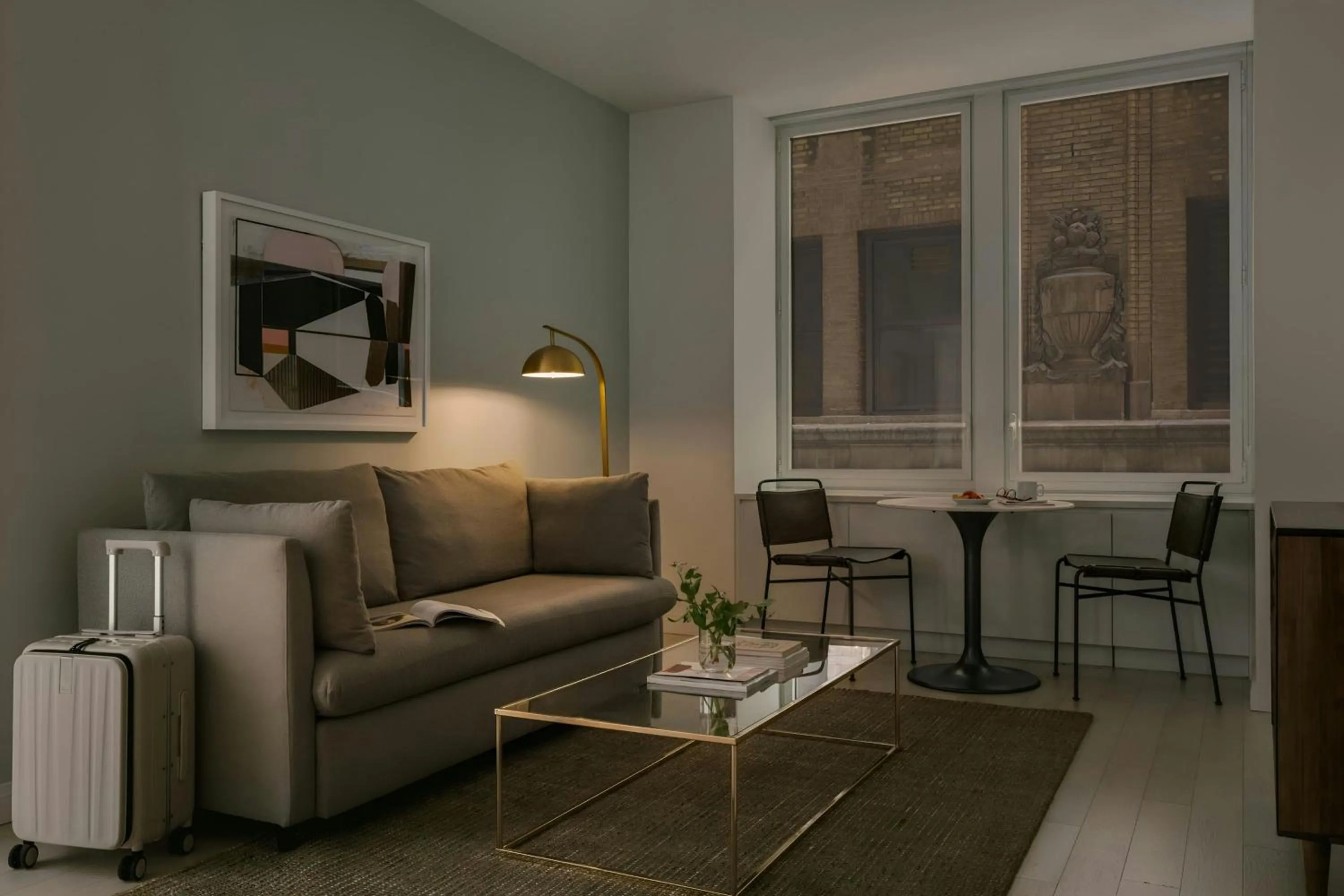 Living room in Sonder by Marriott Bonvoy Battery Park Apartments Financial District