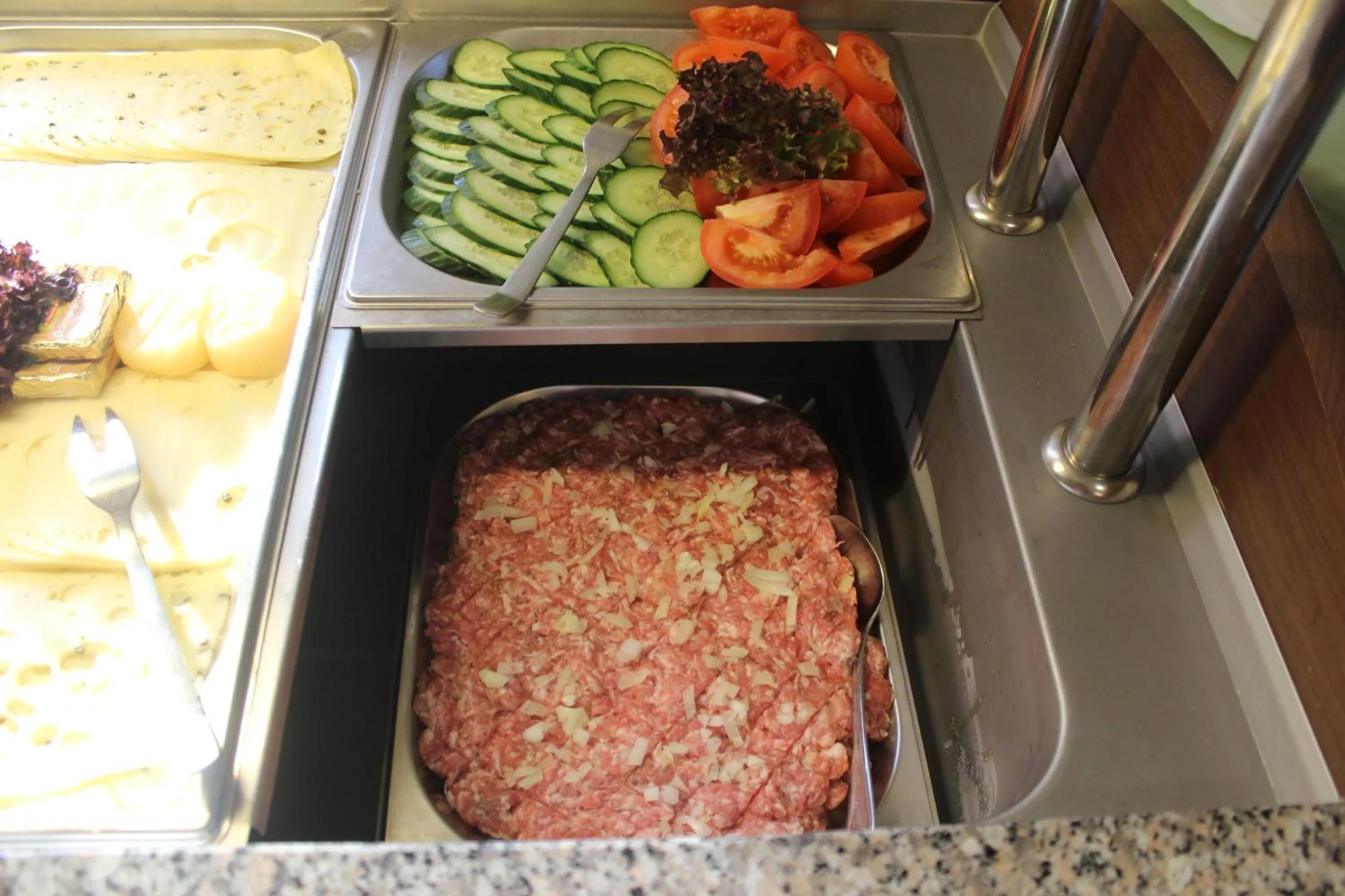 Buffet breakfast in Hotel Riedel