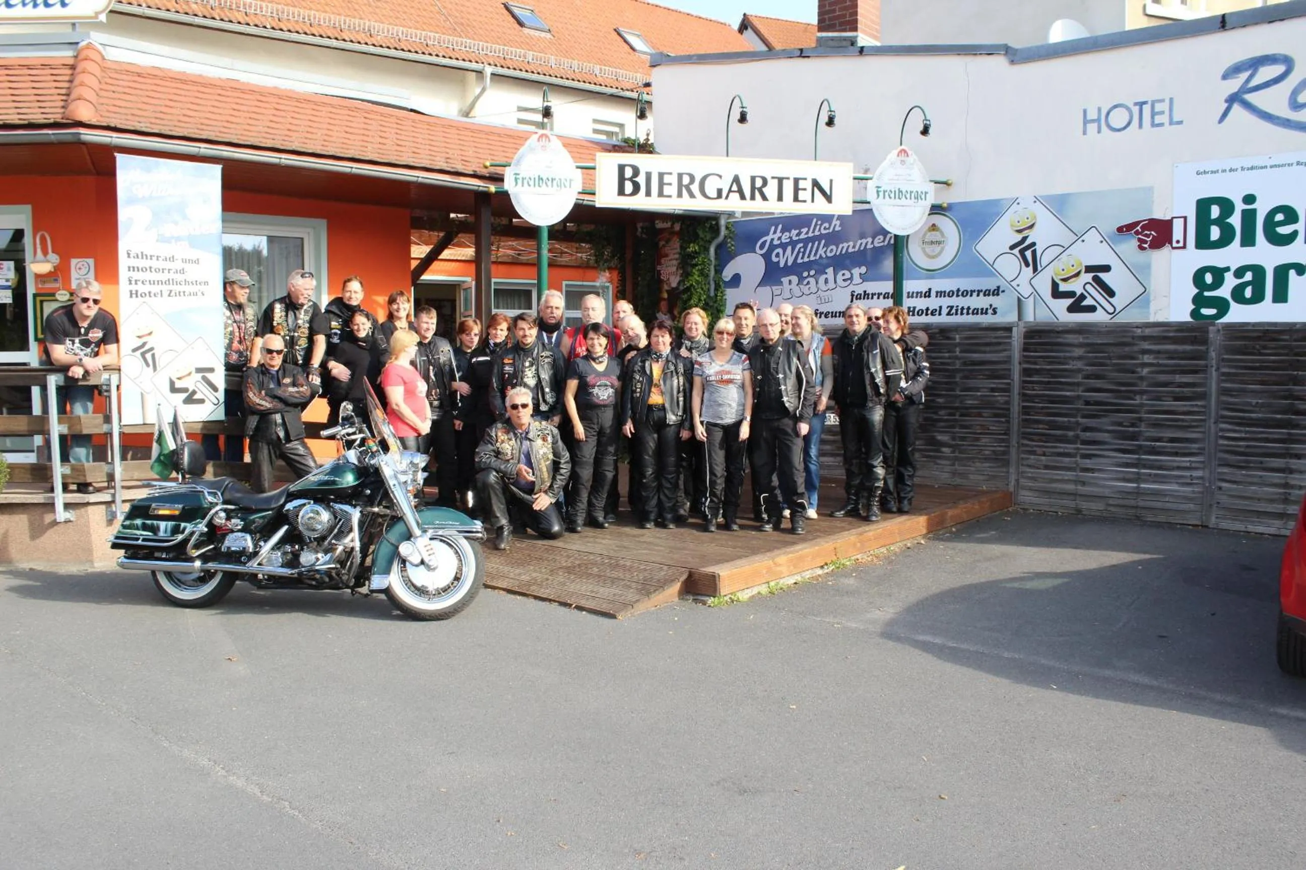 group of guests in Hotel Riedel