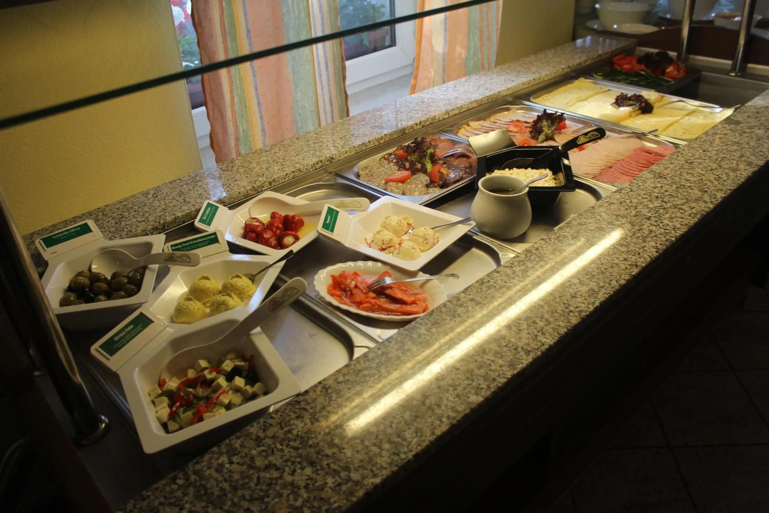 Buffet breakfast in Hotel Riedel