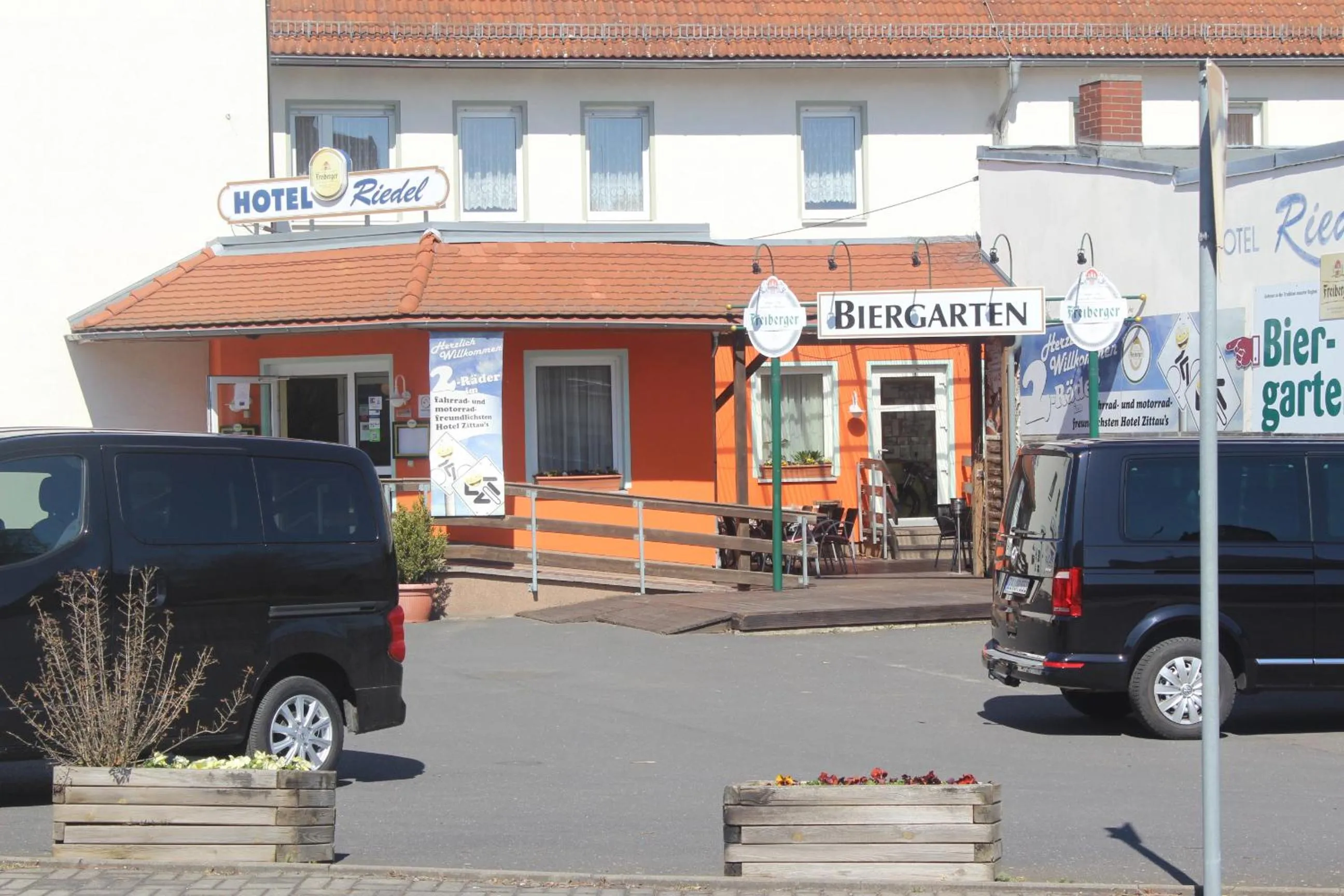 Facade/entrance in Hotel Riedel