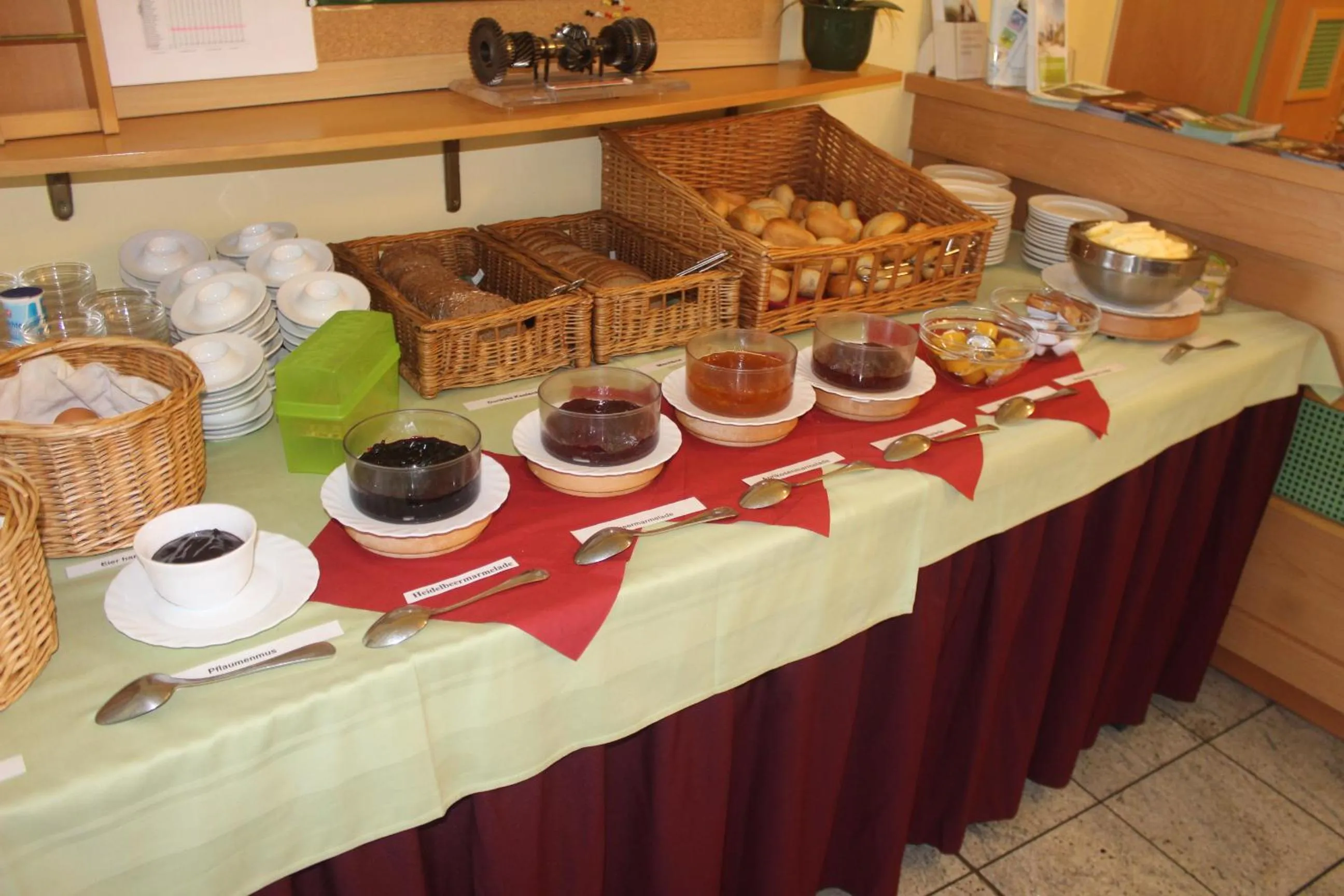 Buffet breakfast in Hotel Riedel