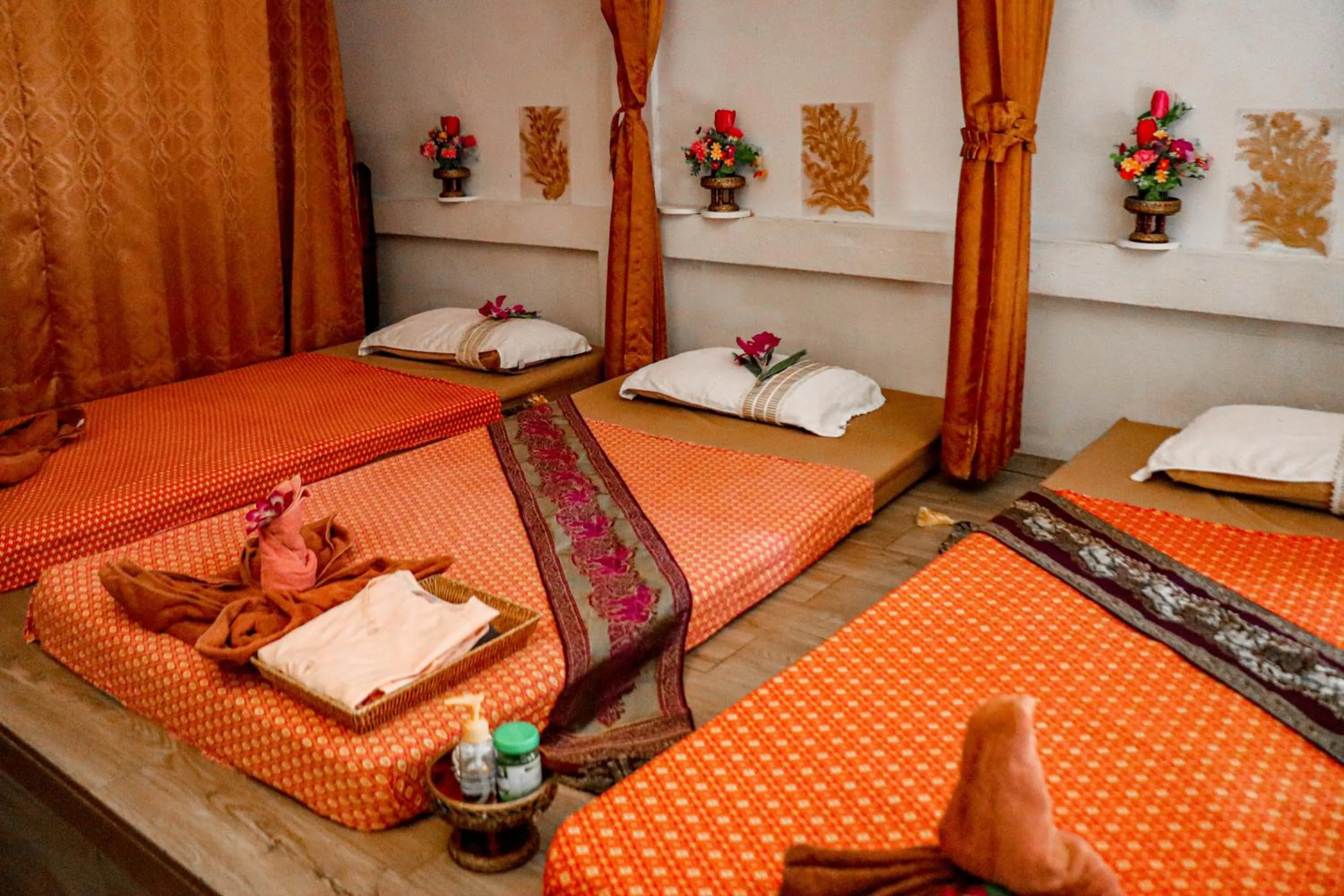Bed in Pranot Apartment & Spa