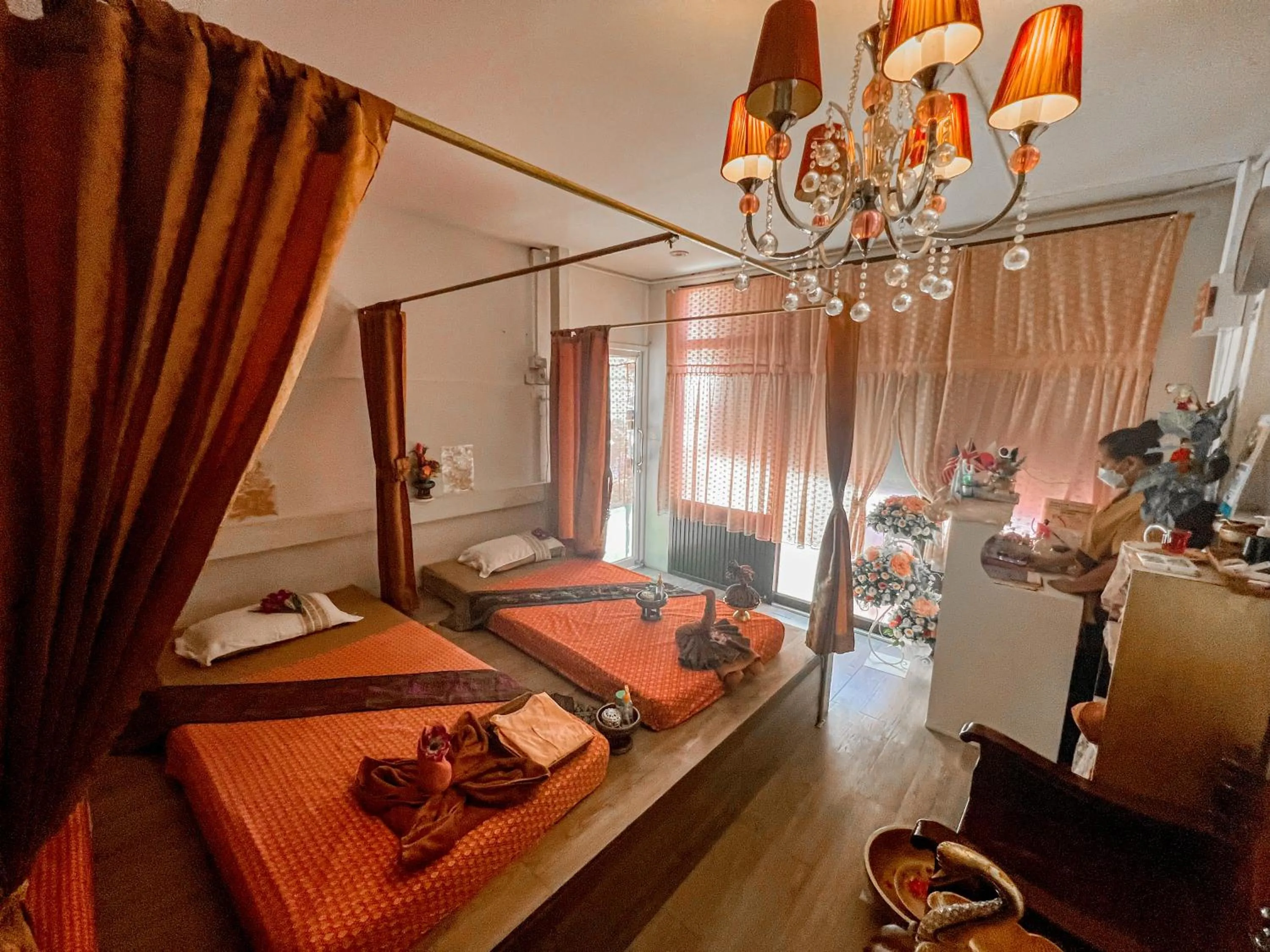 Bed in Pranot Apartment & Spa