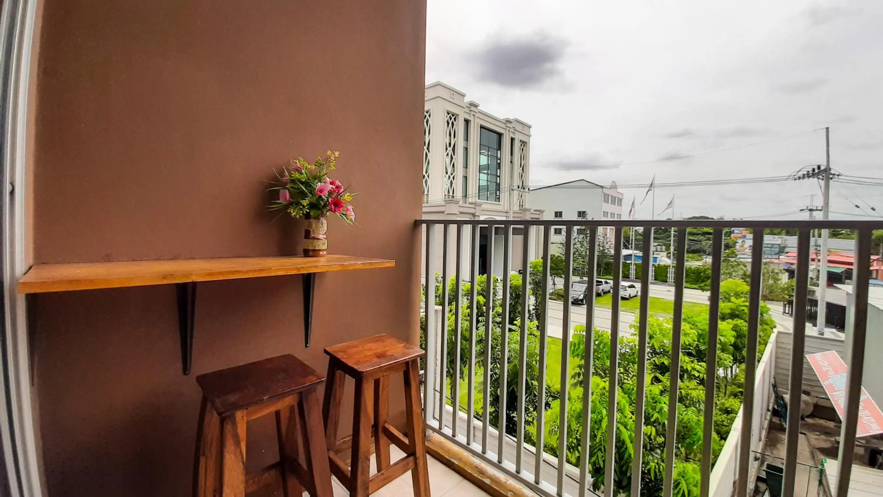 Balcony/Terrace in Pranot Apartment & Spa