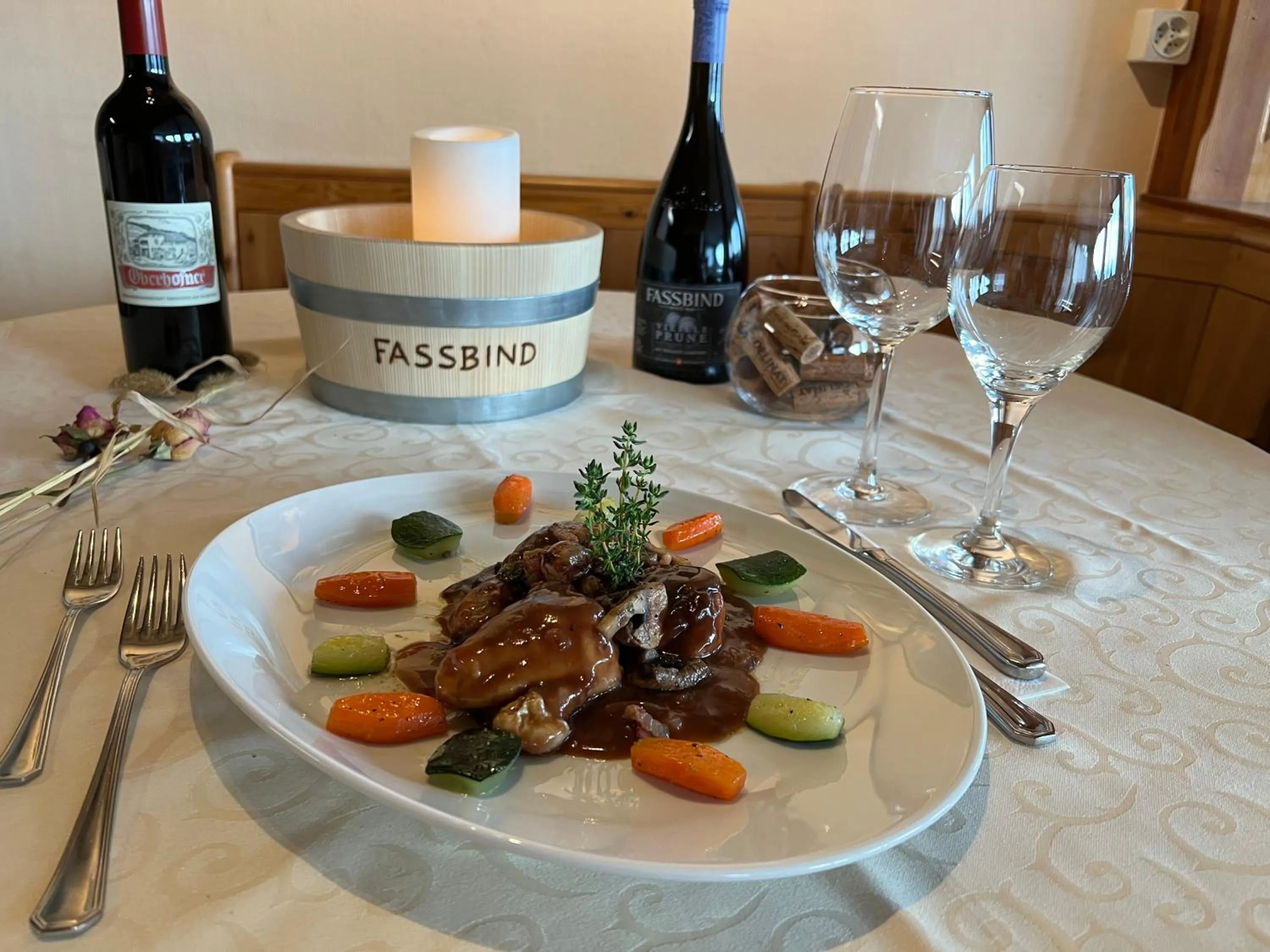 Dinner in Hotel Fassbind Beausite