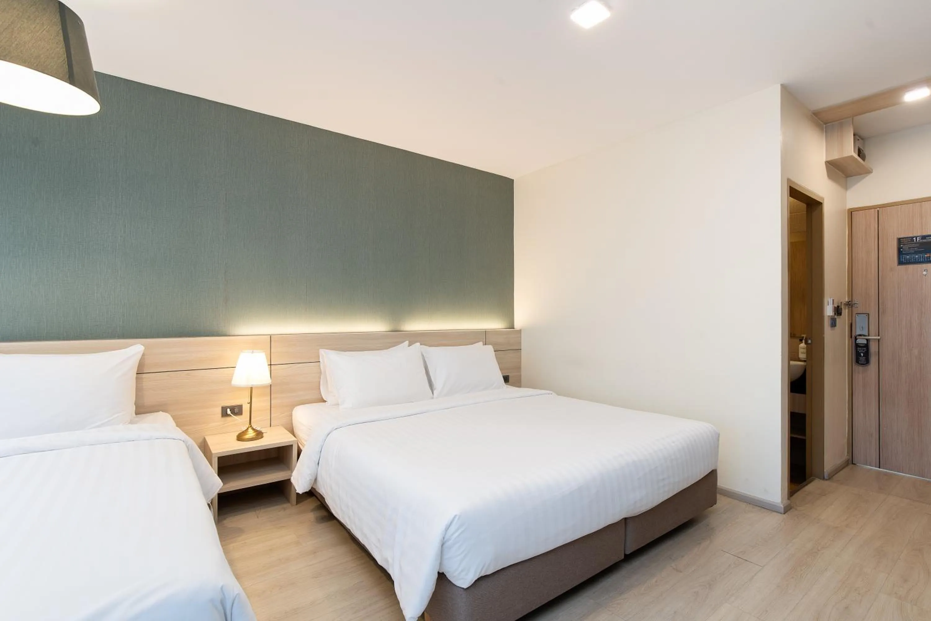 Bed in Amanah Bangkok Hotel