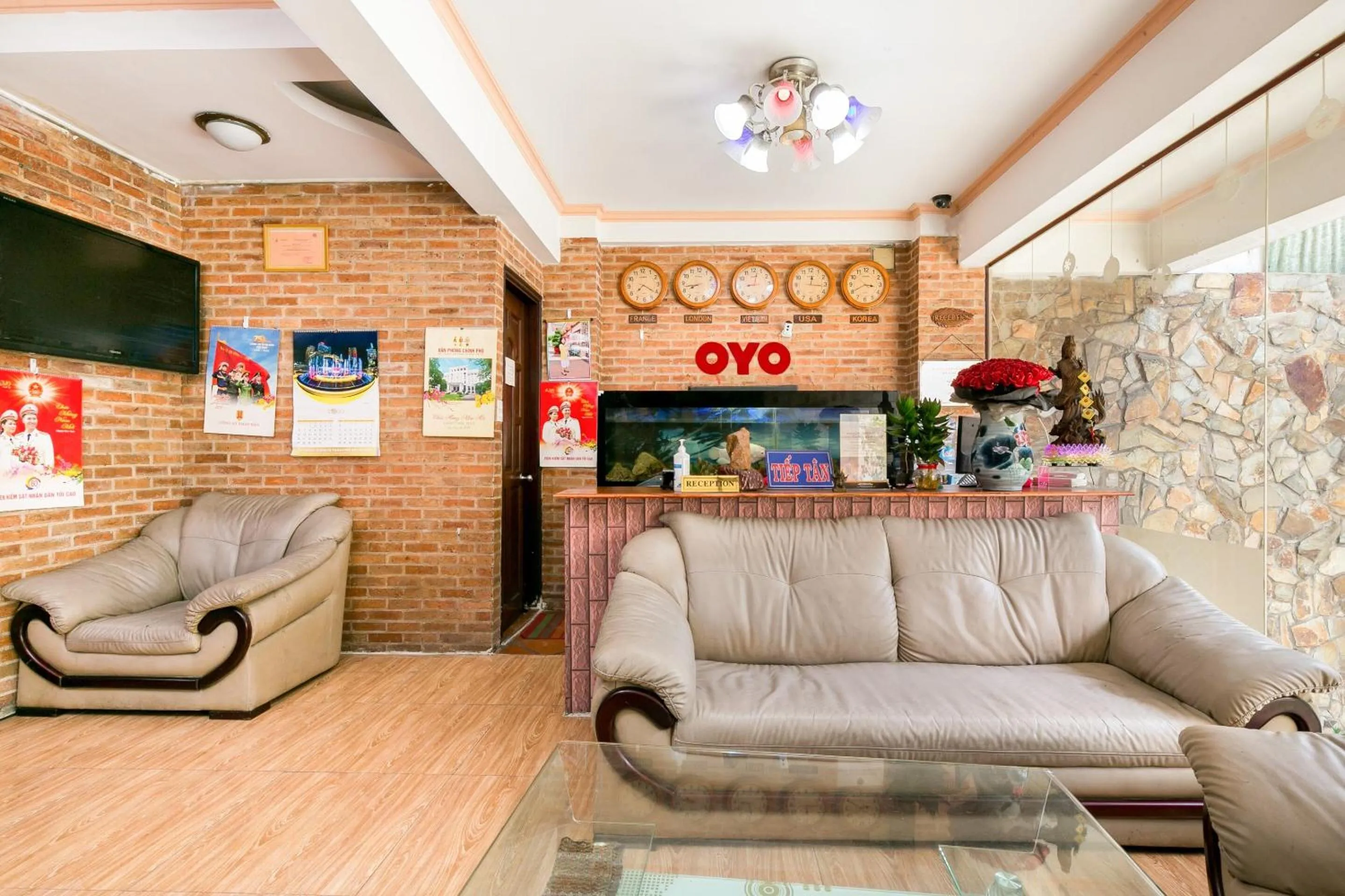 Lobby or reception in Vien Ngoc Xanh Hotel