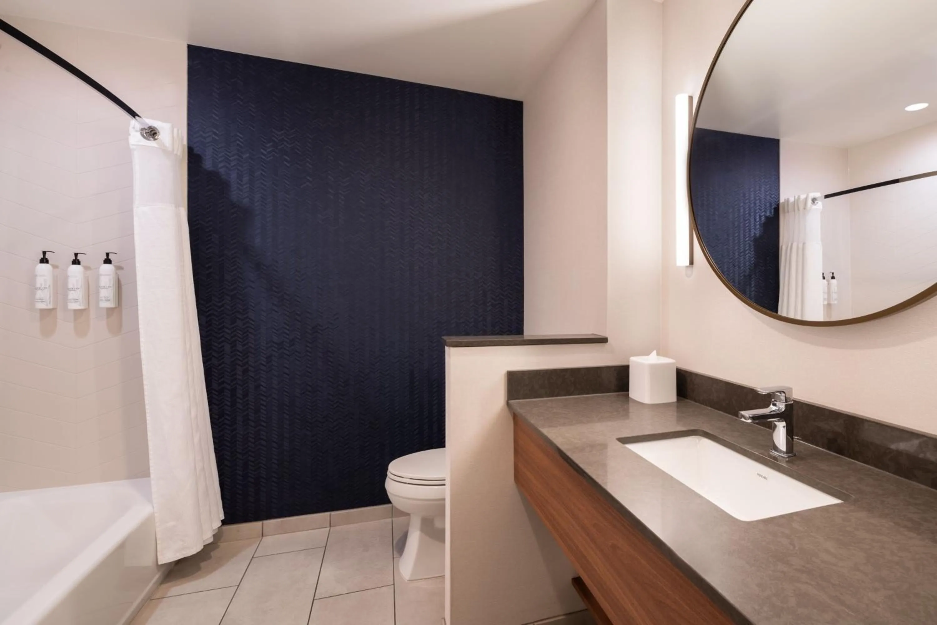 Bathroom in Fairfield Inn & Suites by Marriott Cleveland Tiedeman Road