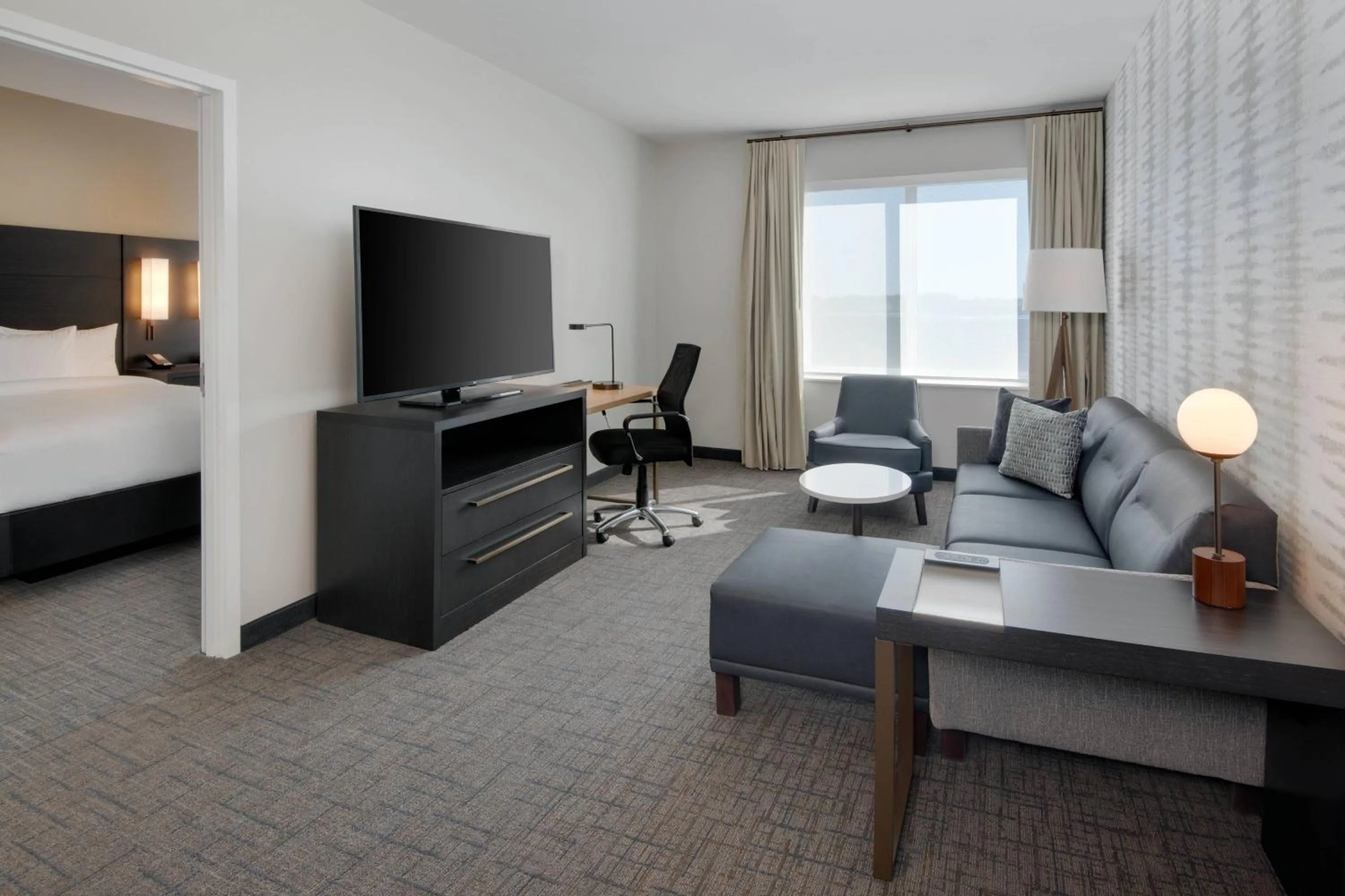 Living room in Residence Inn by Marriott Indianapolis Keystone