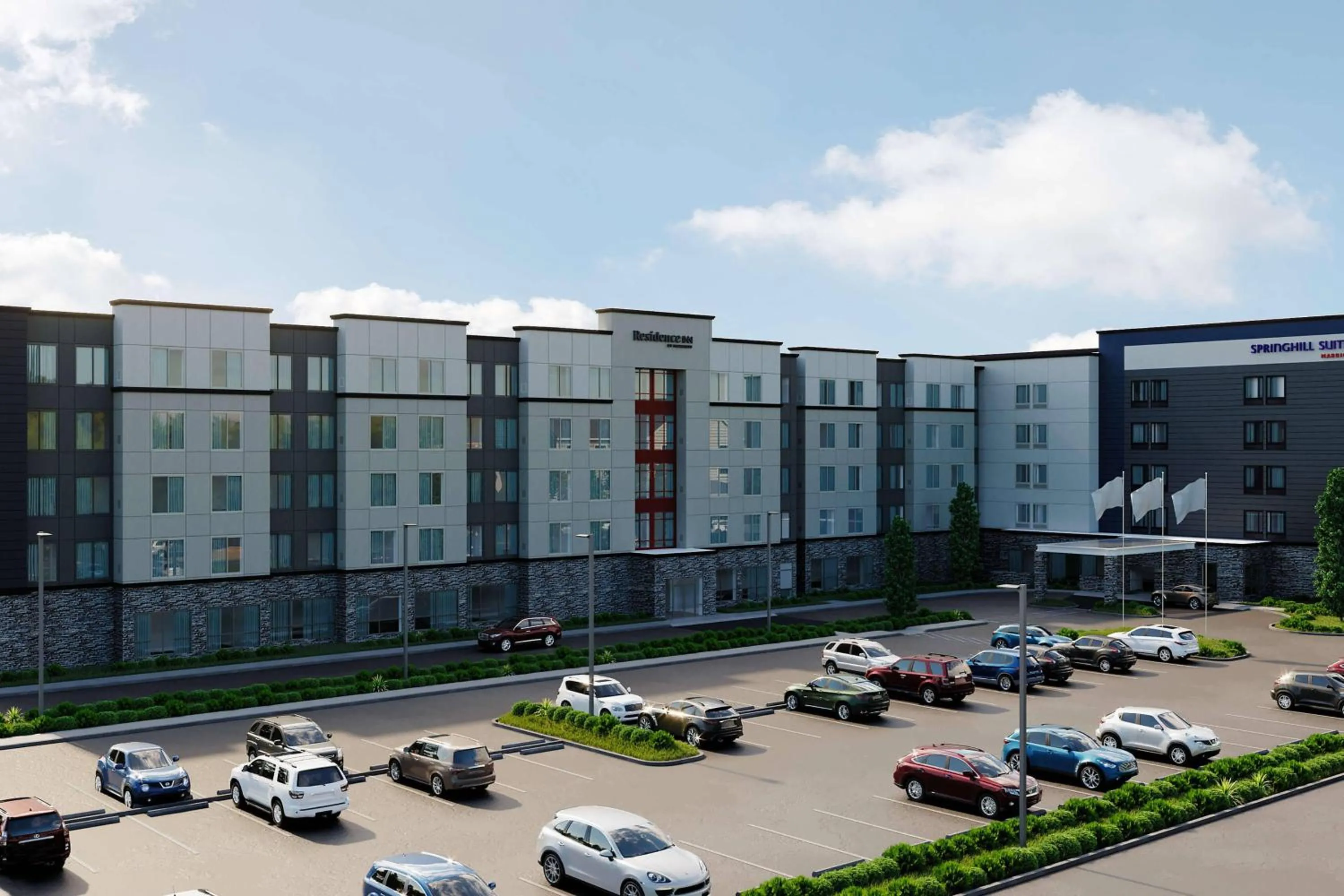 Property building in SpringHill Suites by Marriott Indianapolis Keystone