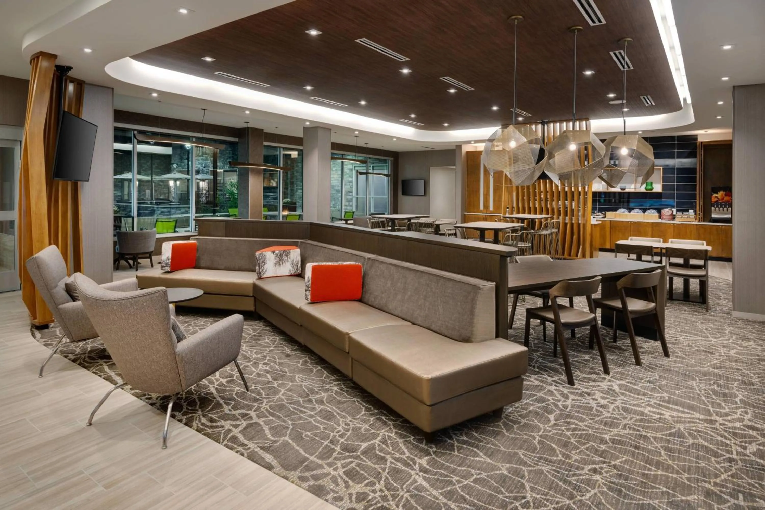 Lobby or reception in SpringHill Suites by Marriott Indianapolis Keystone
