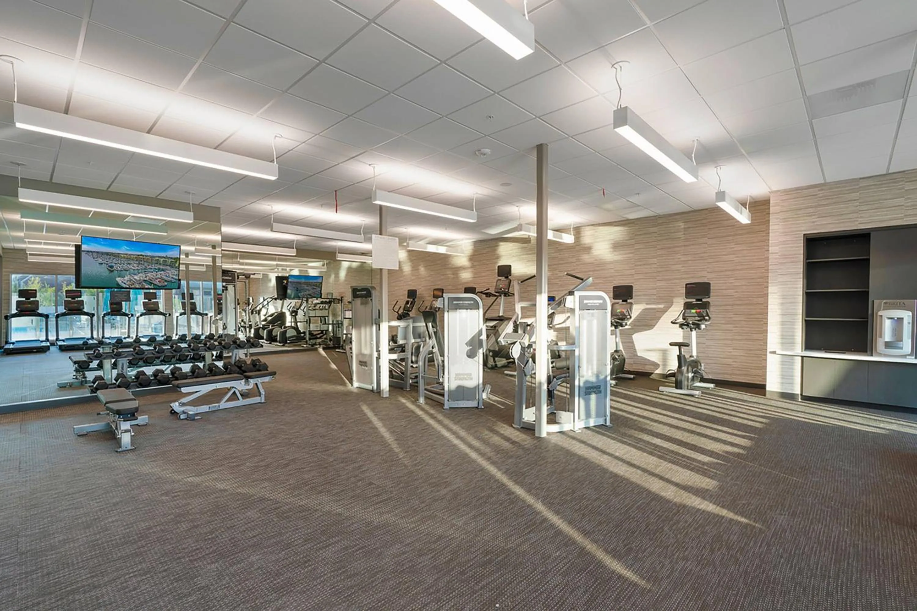 Fitness centre/facilities in Courtyard by Marriott Marina del Rey