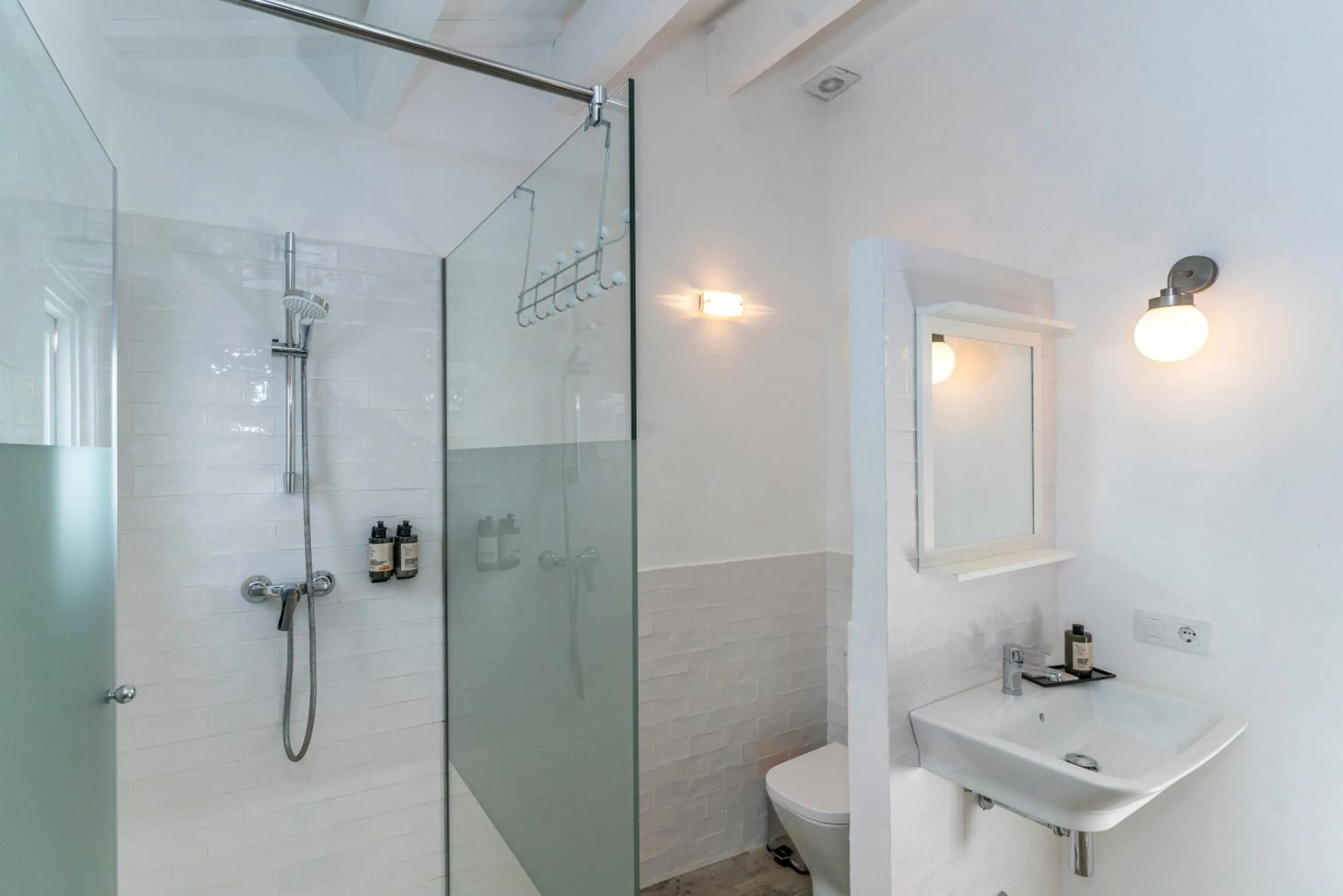 Shower in Encant de Alaior Boutique Hotel