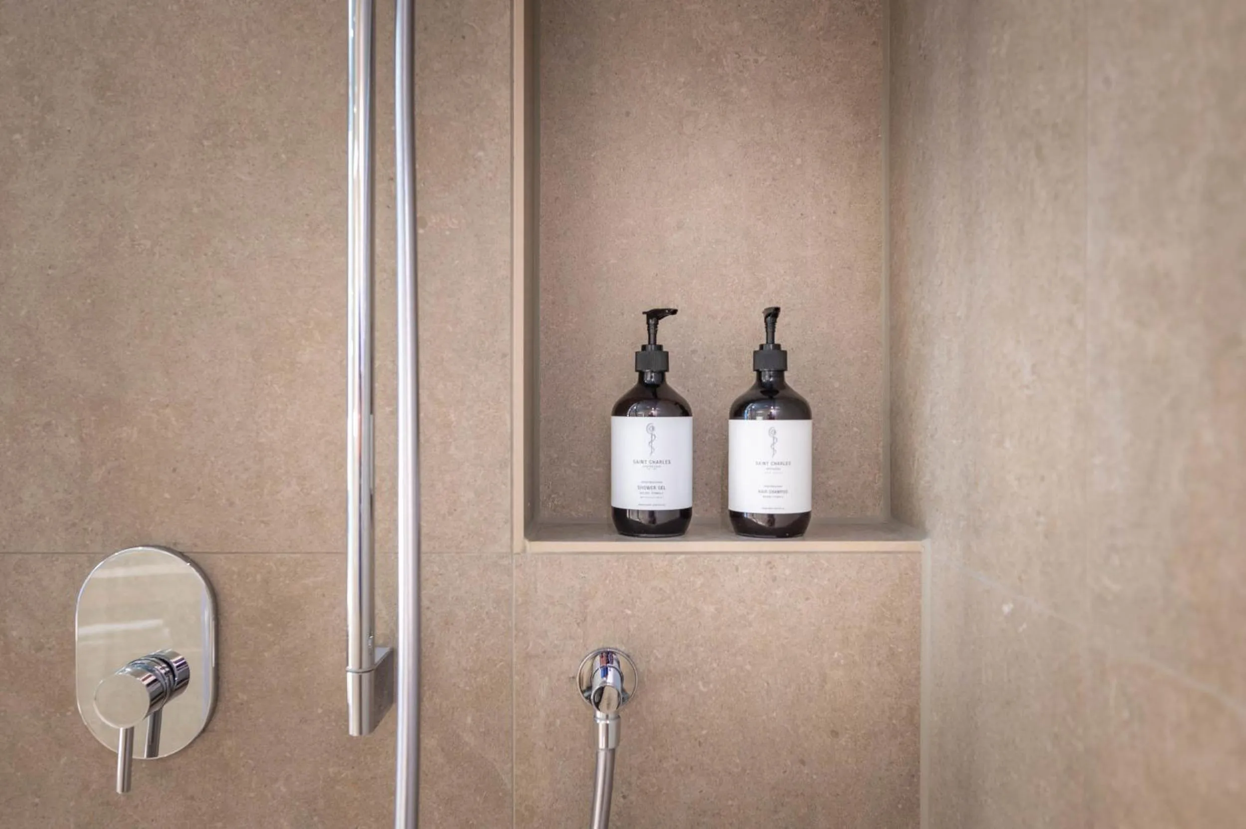 Shower in Hotel Maier