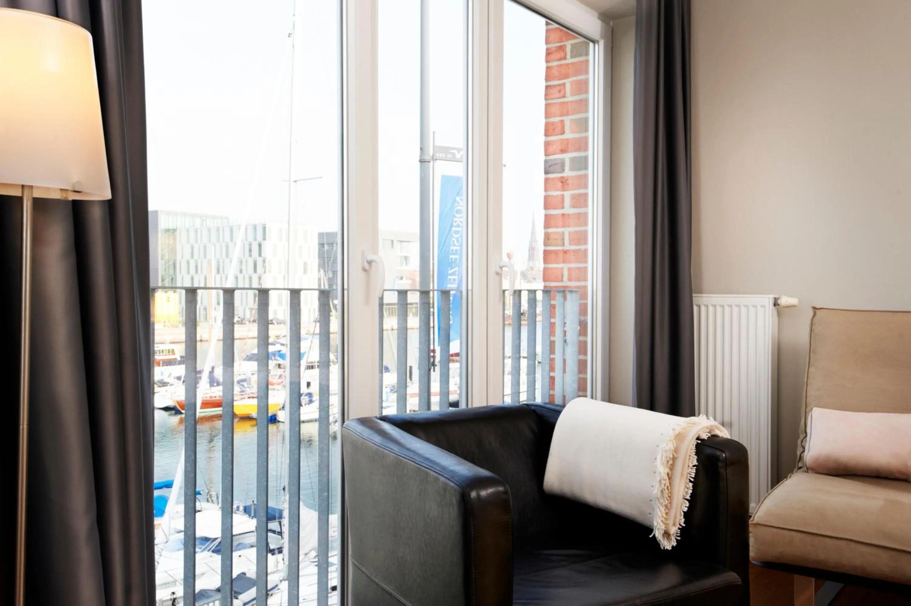 Seating area in Im-Jaich Boardinghouse Bremerhaven