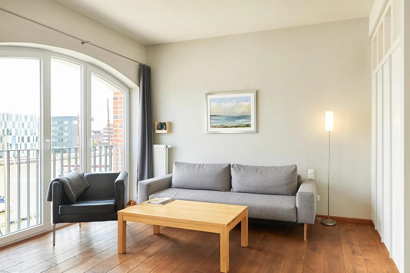 Living room in Im-Jaich Boardinghouse Bremerhaven