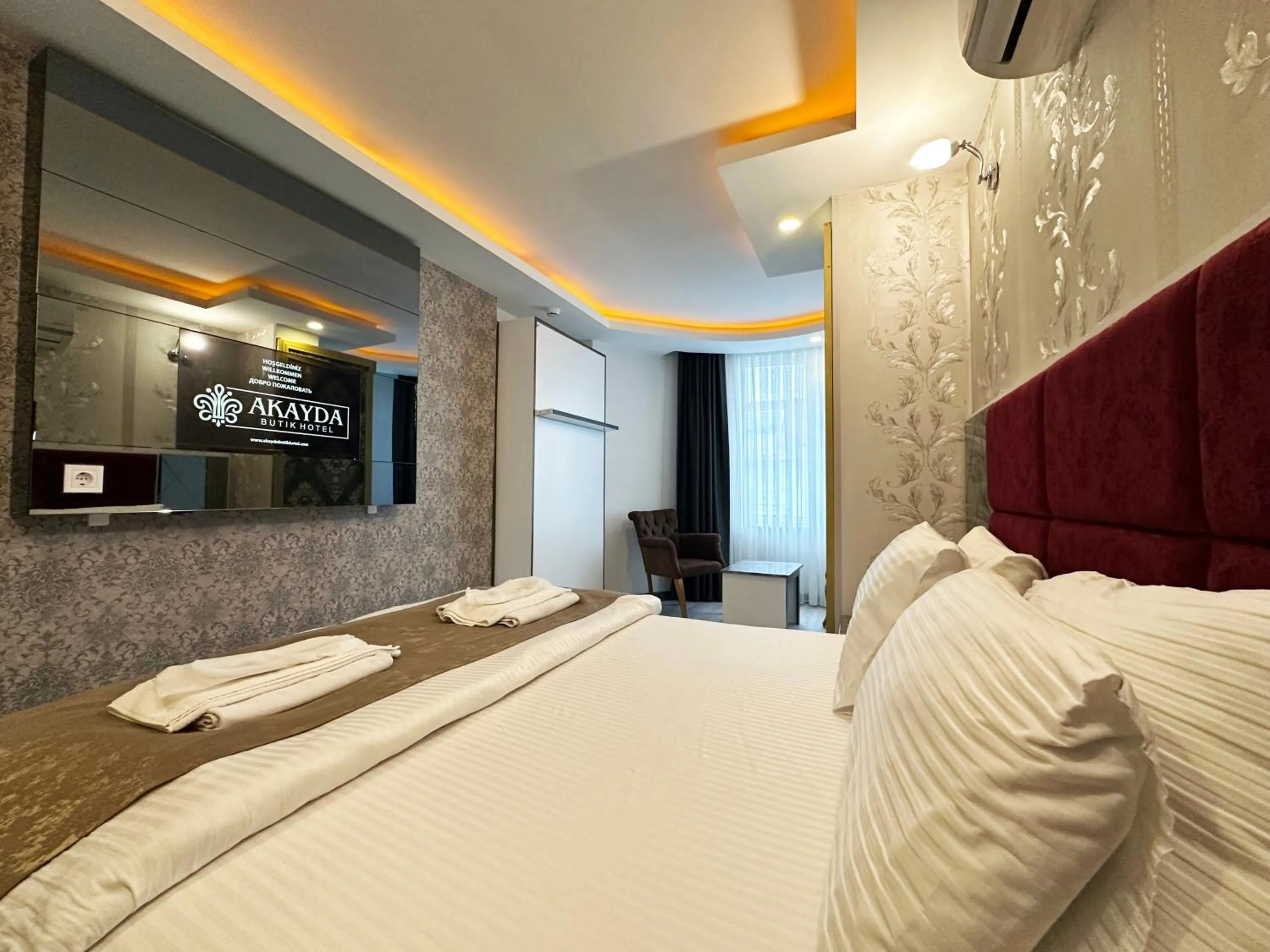 Photo of the whole room, Bed in Akayda Butik Hotel