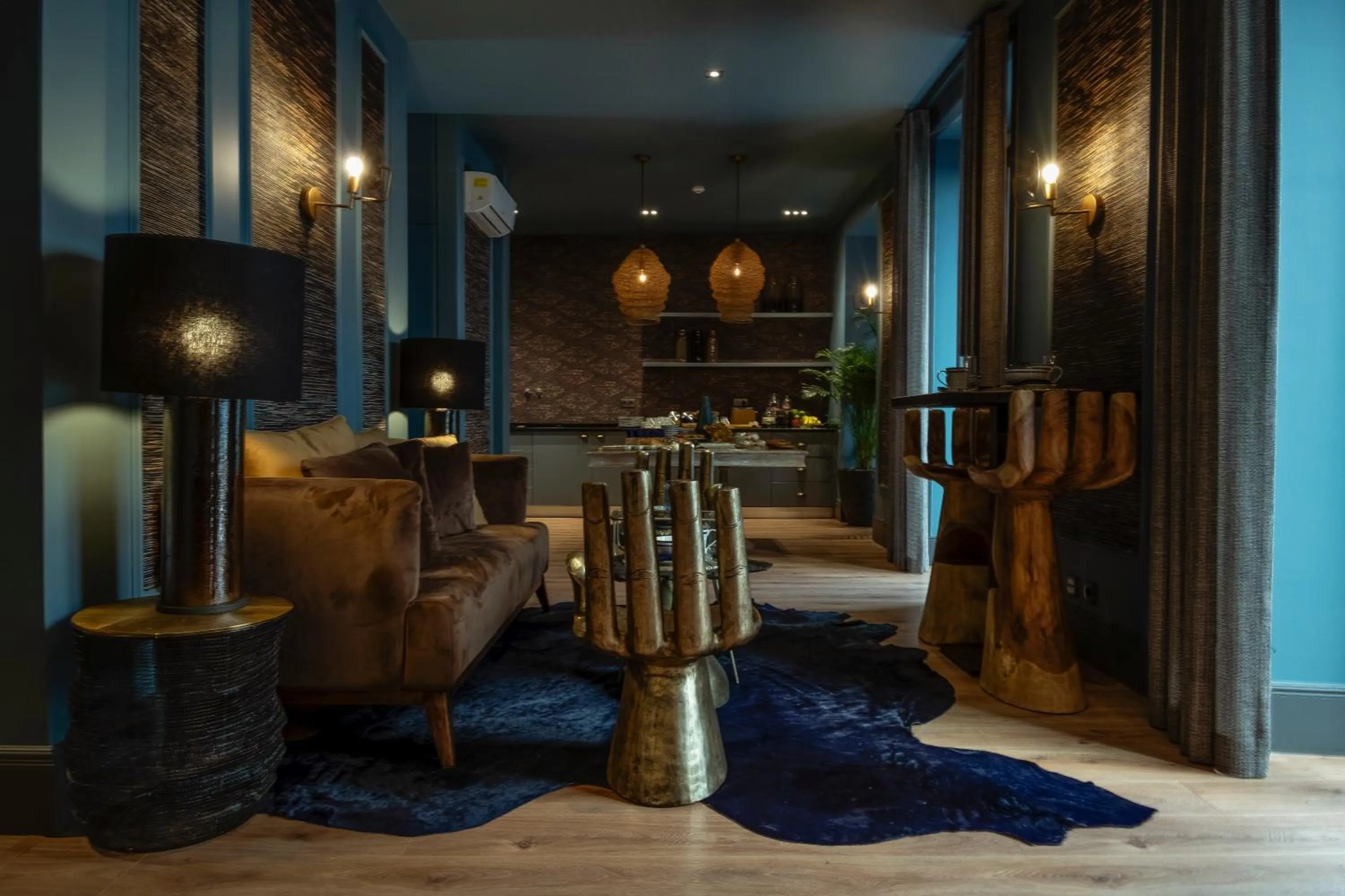 Living room, Bed in 34 GuestHouse