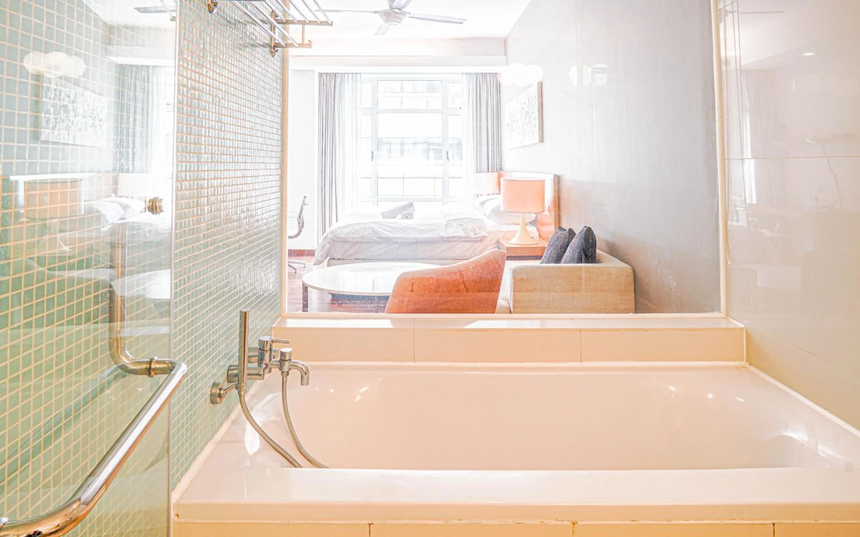 Bed in Lot 163 at Cormar Suites by Airhost