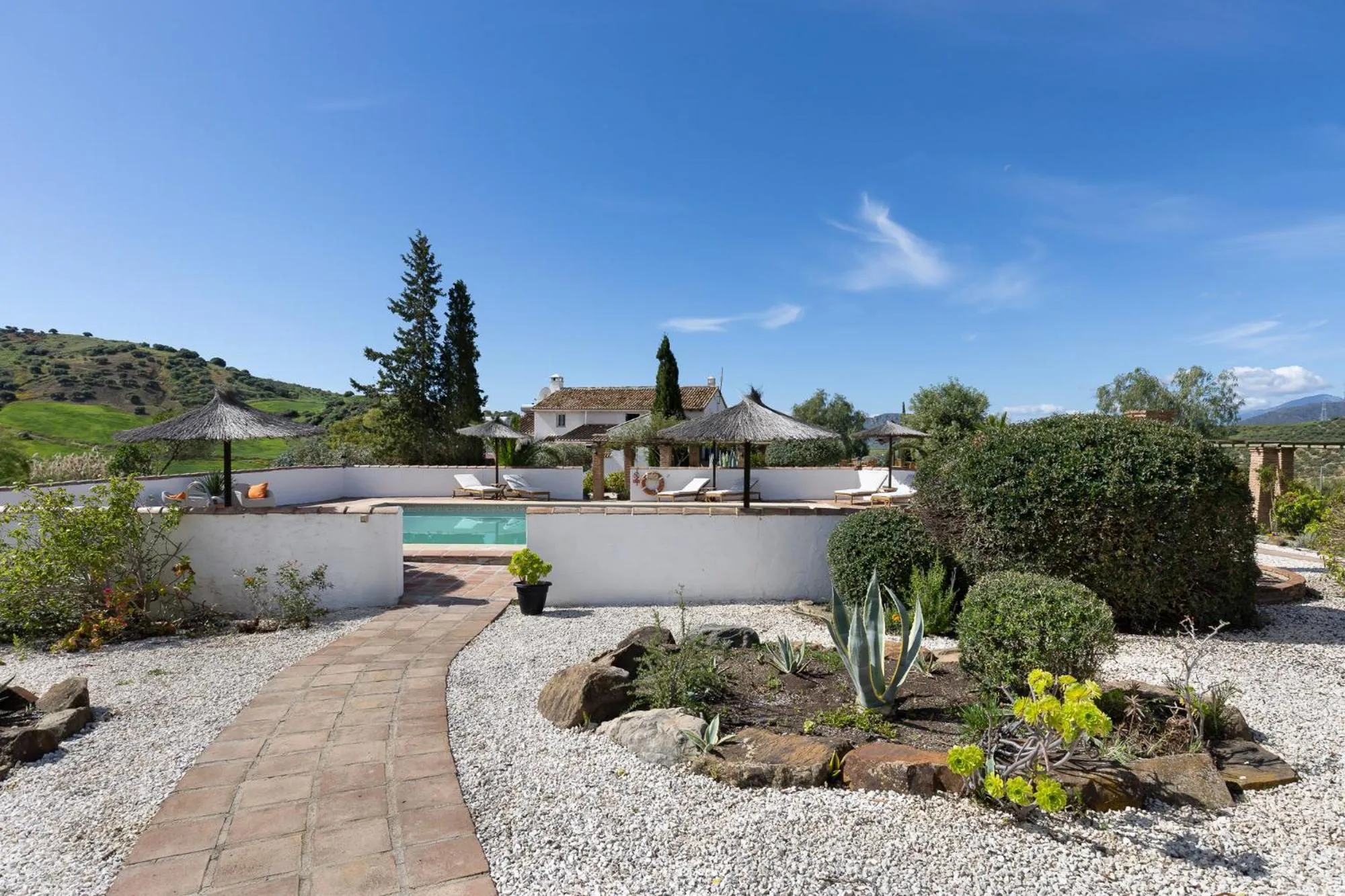 Garden in Boutique B&B Cortijo Valverde Álora