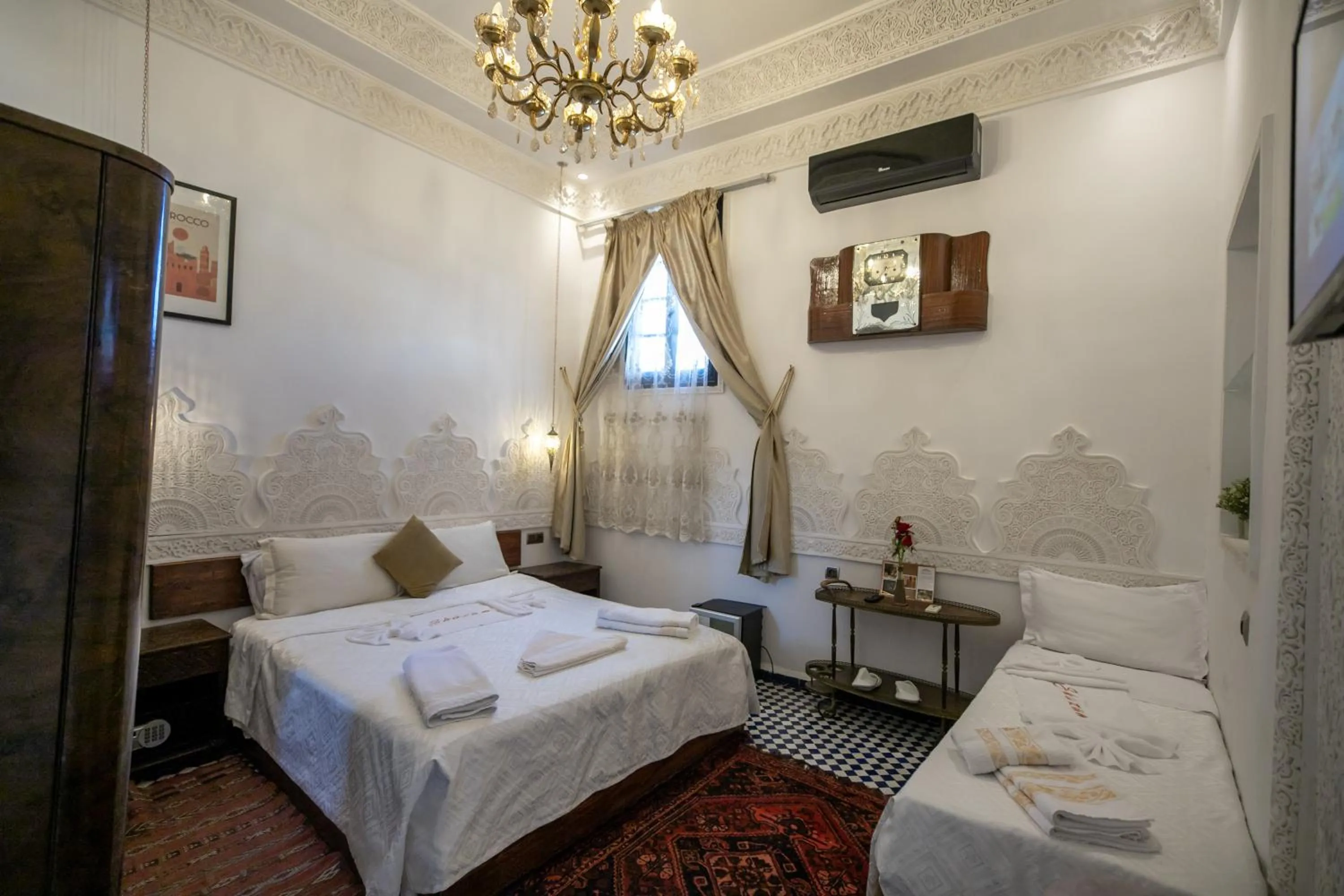 Bed in Palais Shazam & SPA